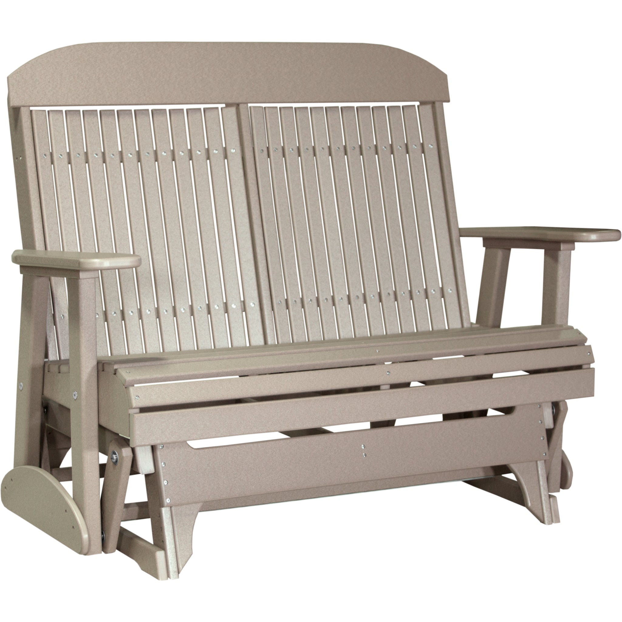 LuxCraft 4′ Classic Glider – Outdoor Poly Porch Glider (4CPG)