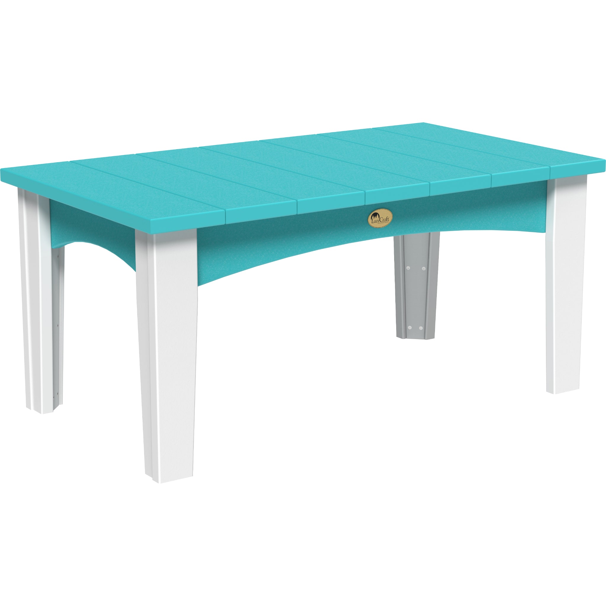LuxCraft Island Coffee Table – Outdoor Poly Patio Coffee Table (ICT)