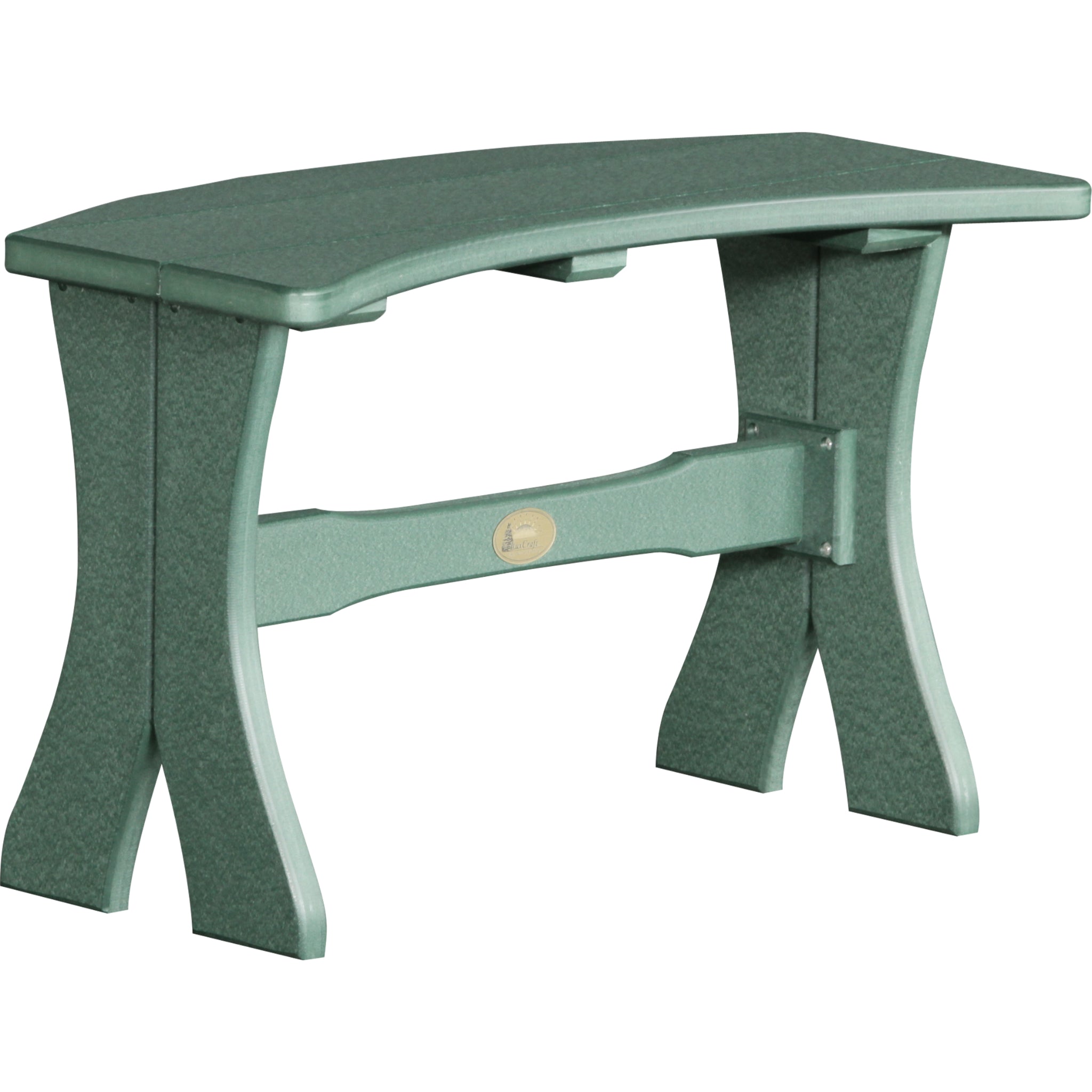 LuxCraft 28″ Table Bench – Outdoor Poly Patio Bench (P28TB)
