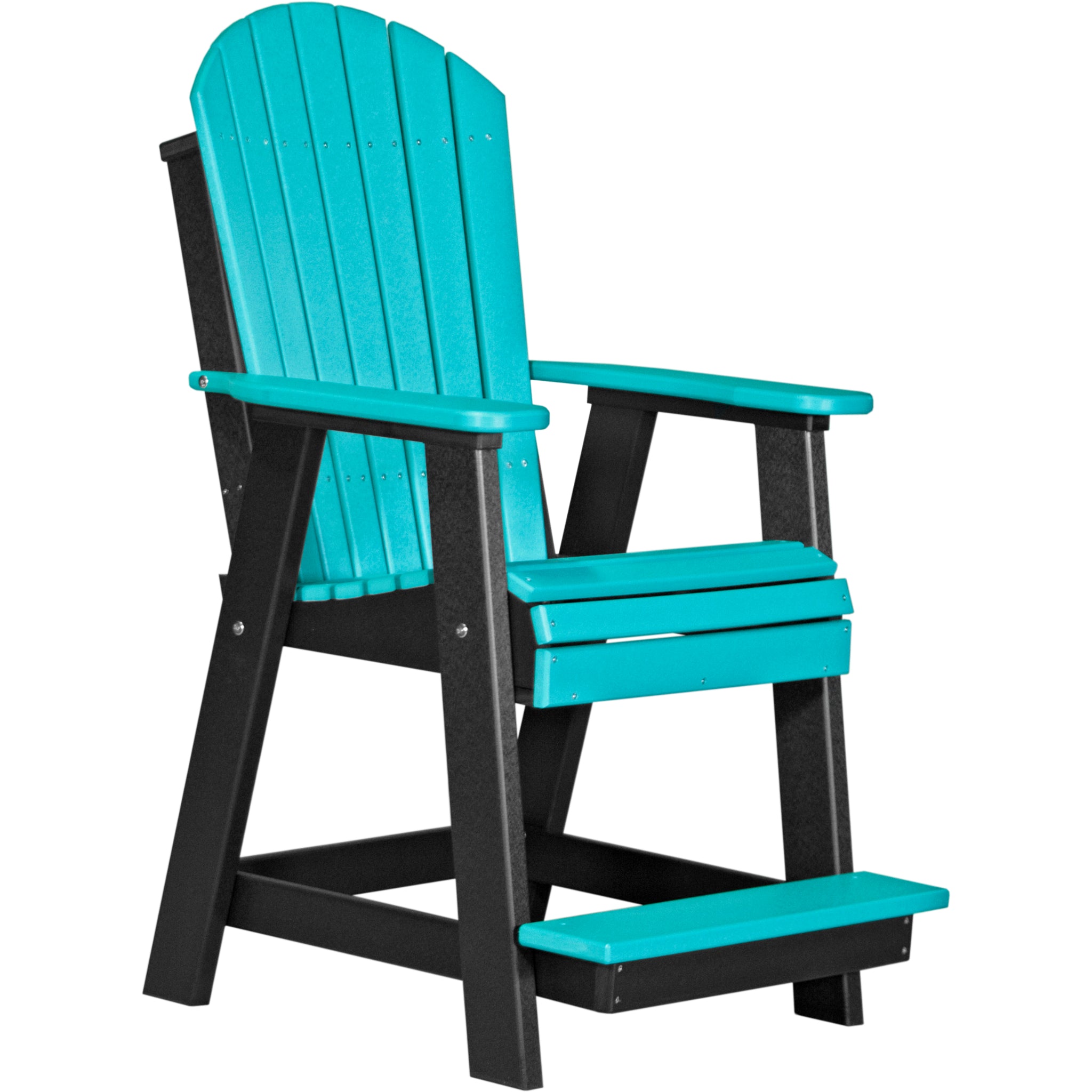 LuxCraft Adirondack Balcony Chair – Outdoor Poly High-Back Balcony Chair (PABC)