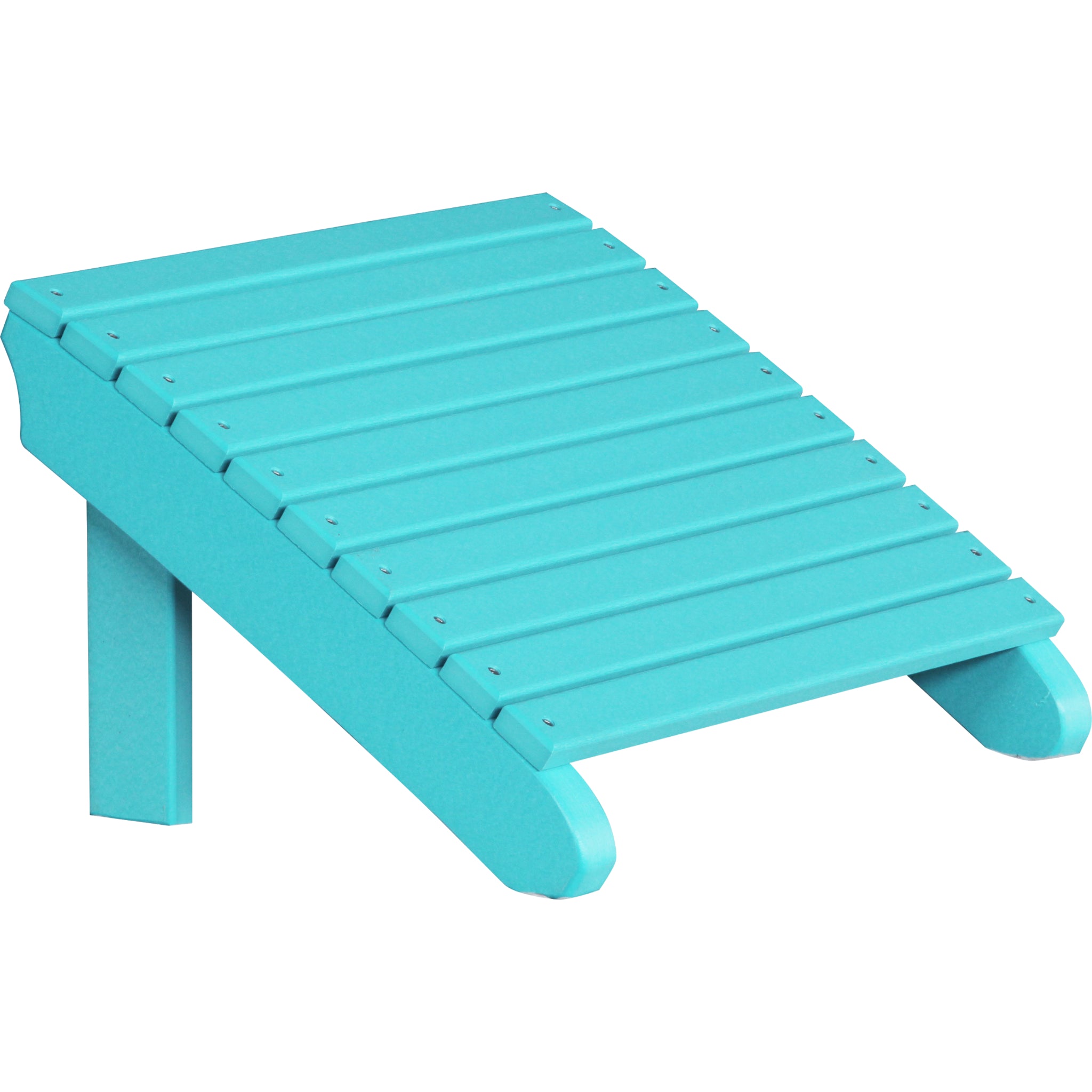 LuxCraft Deluxe Adirondack Footrest – Outdoor Poly Patio Footrest (PDAF)