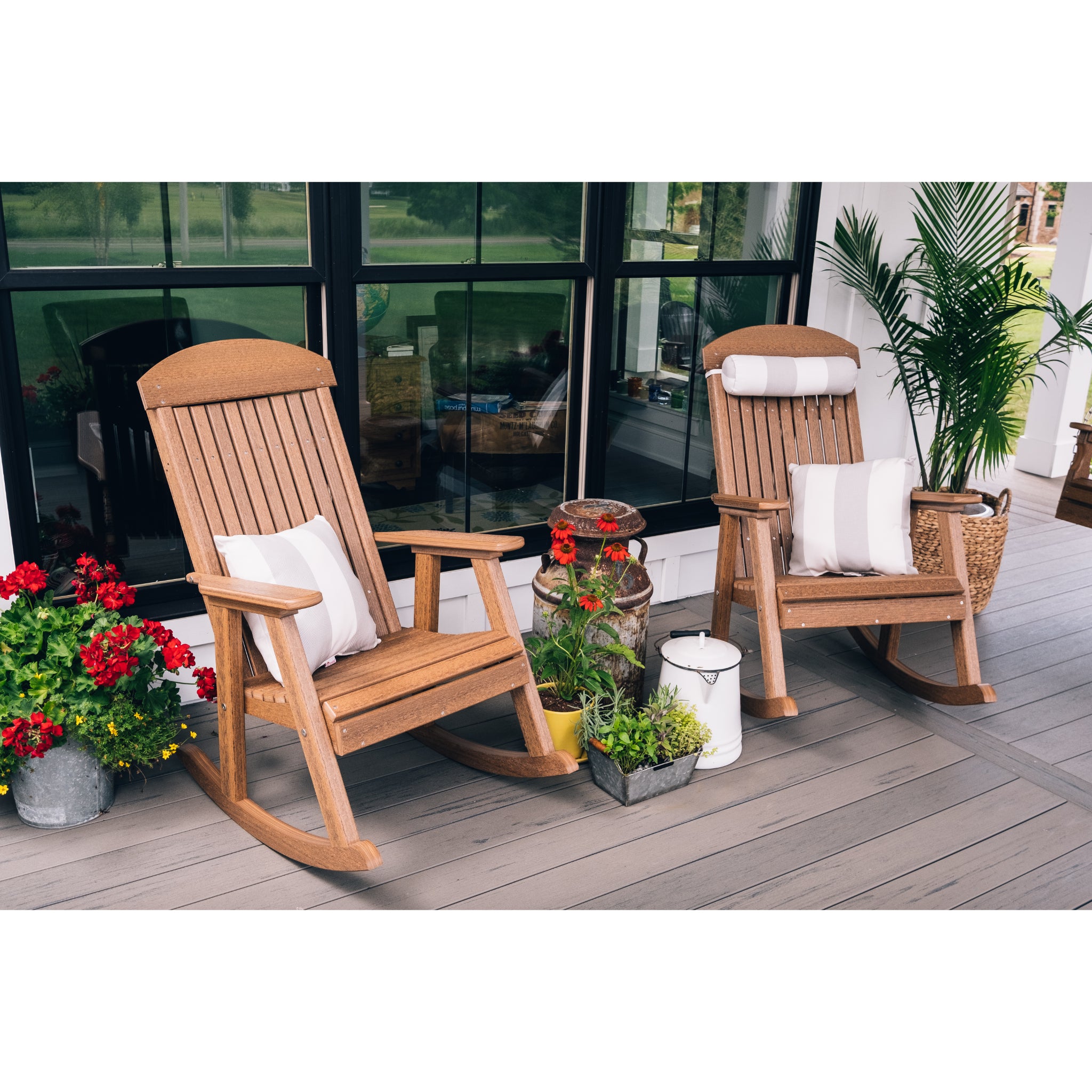 LuxCraft Porch Rocker – Outdoor Poly Rocking Chair (PPR)