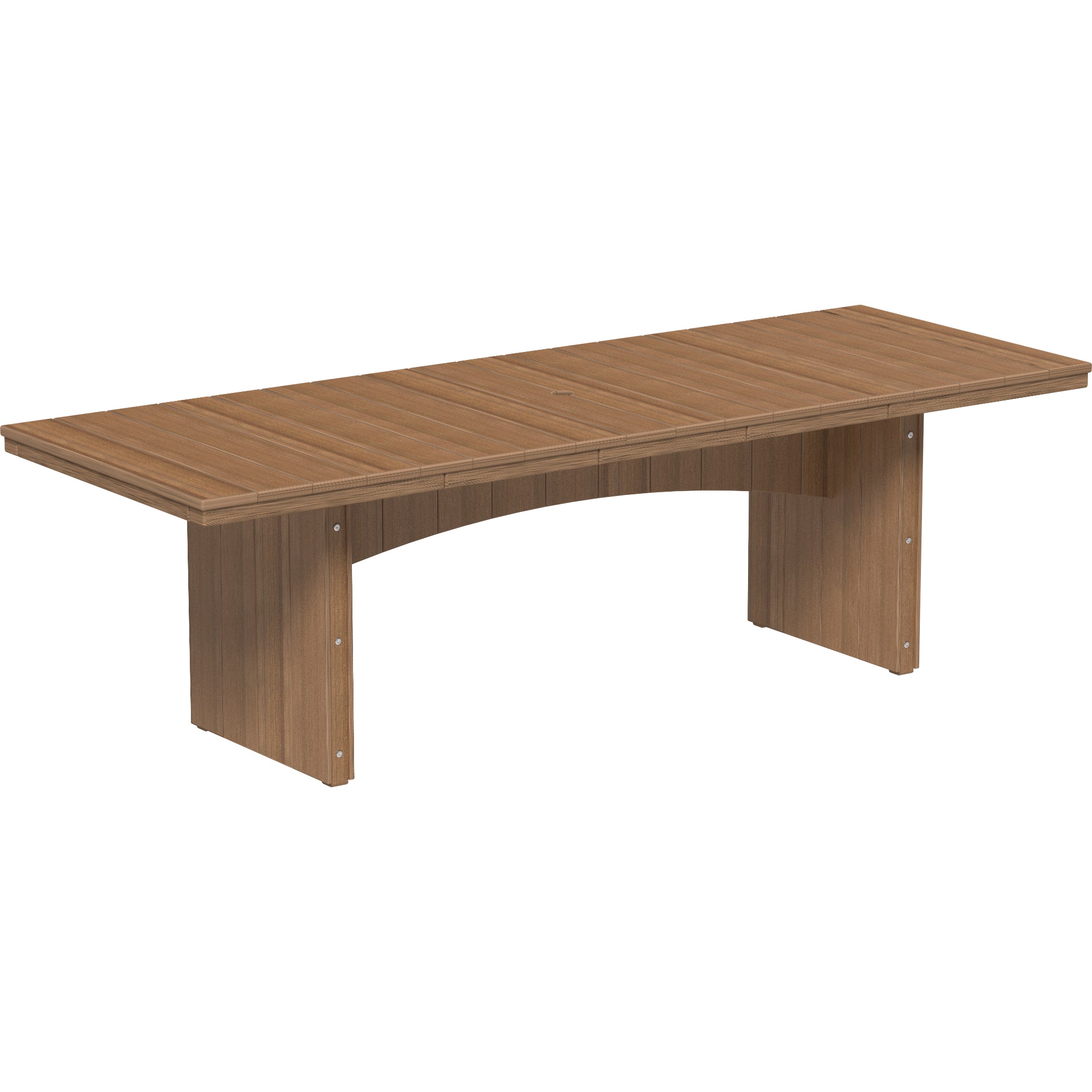 LuxCraft Urban 3′ x 8′ Rectangular Dining Table – Outdoor Poly Patio Counter Height Table (UDT38R)