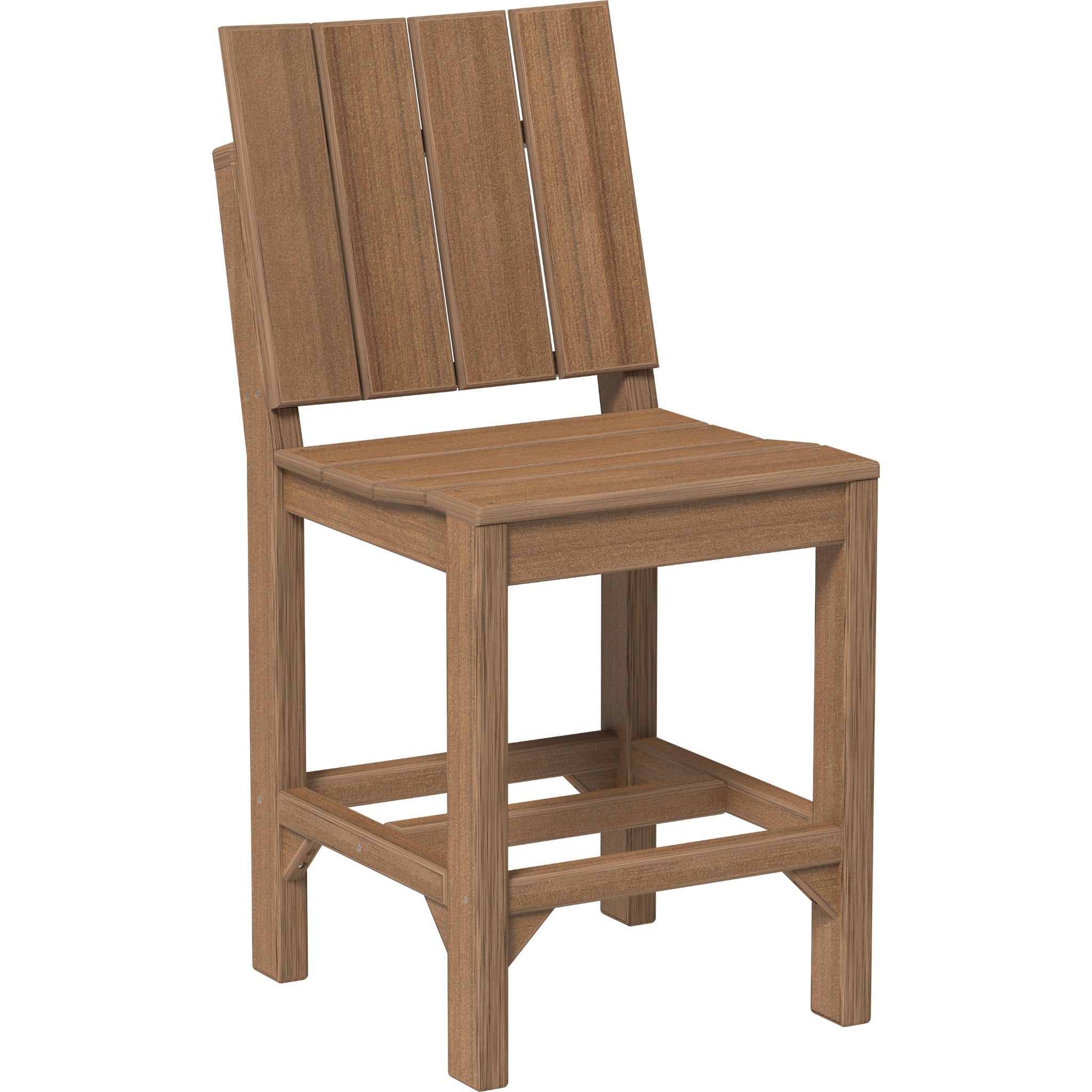 LuxCraft Urban Side Chair – Outdoor Poly Counter Height Chair (USC)