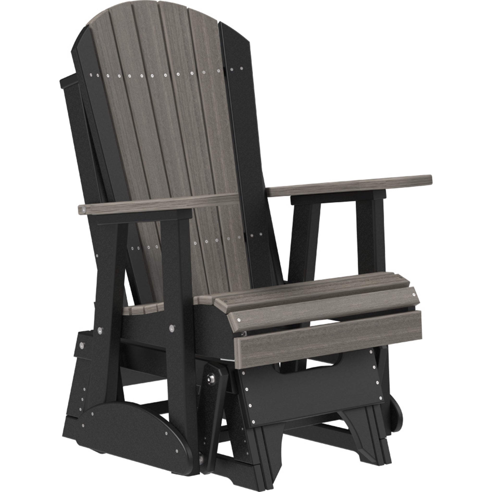 LuxCraft 2′ Adirondack Glider Chair – Comfortable Outdoor Glider (2APG)
