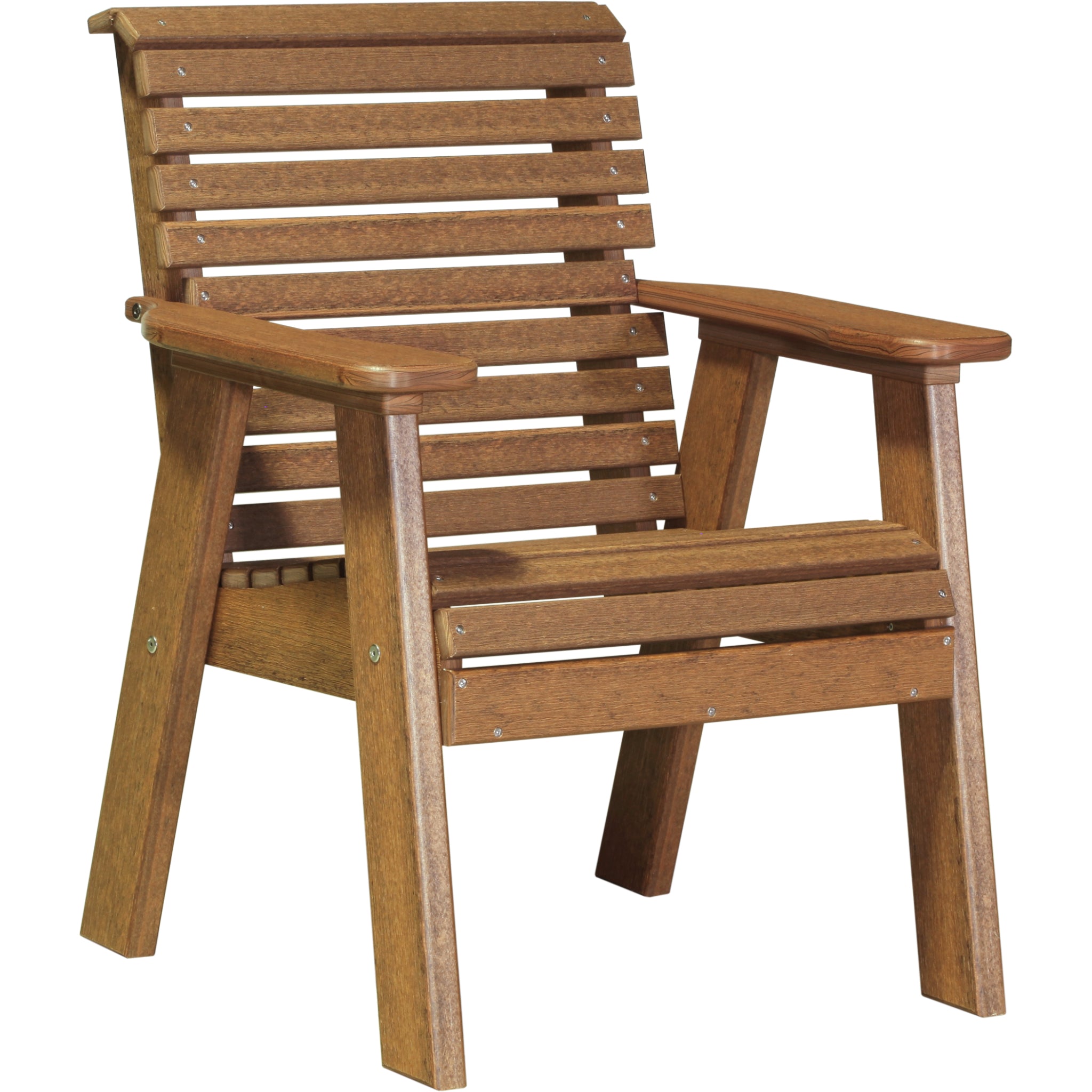 LuxCraft 2′ Plain Bench – Outdoor Poly Garden Bench (2PPB)