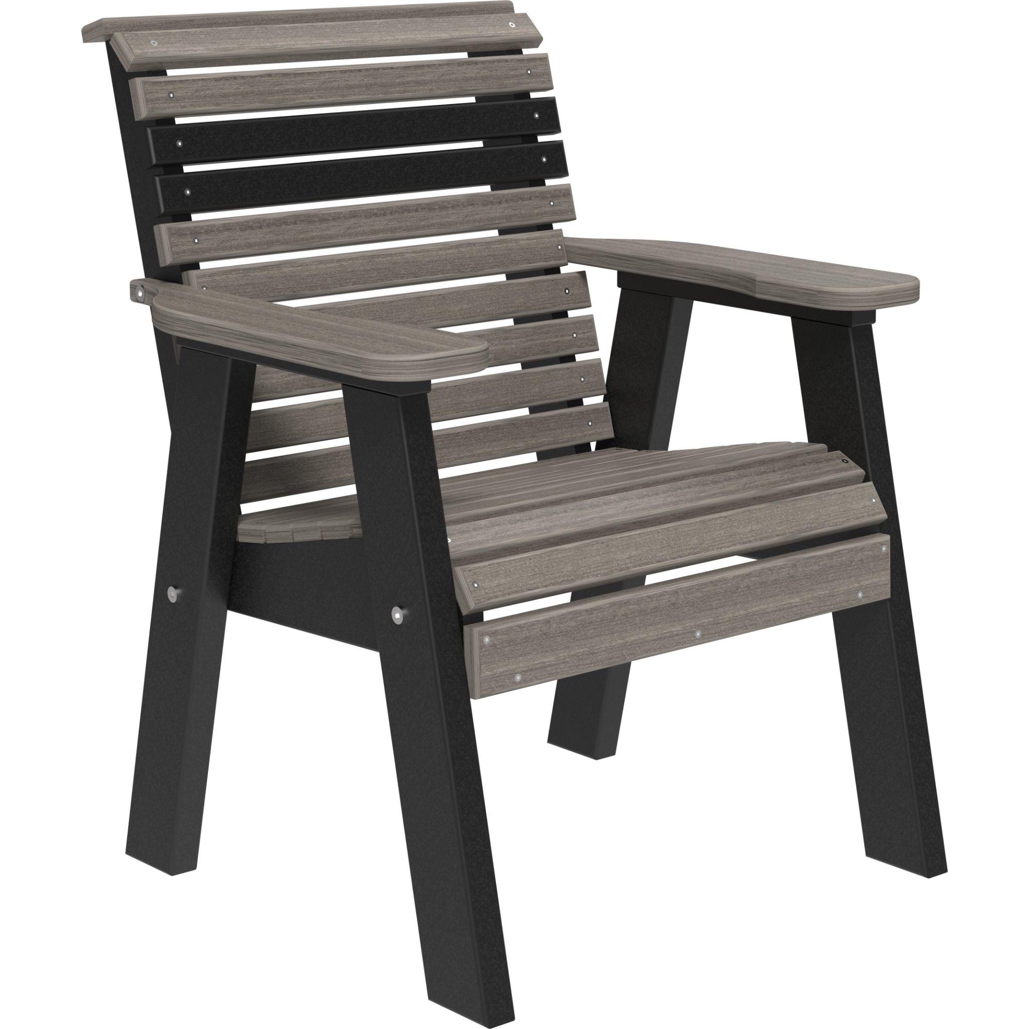 LuxCraft 2′ Plain Bench – Outdoor Poly Garden Bench (2PPB)