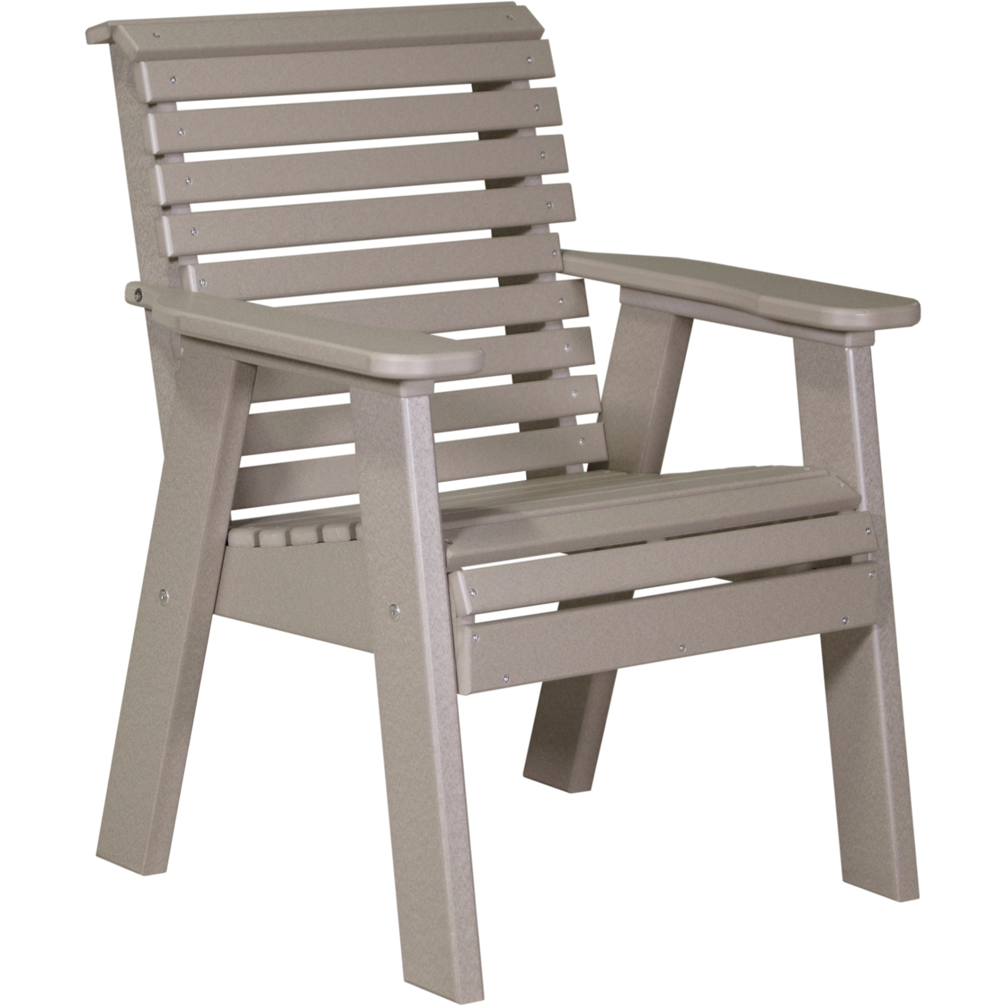 LuxCraft 2′ Plain Bench – Outdoor Poly Garden Bench (2PPB)