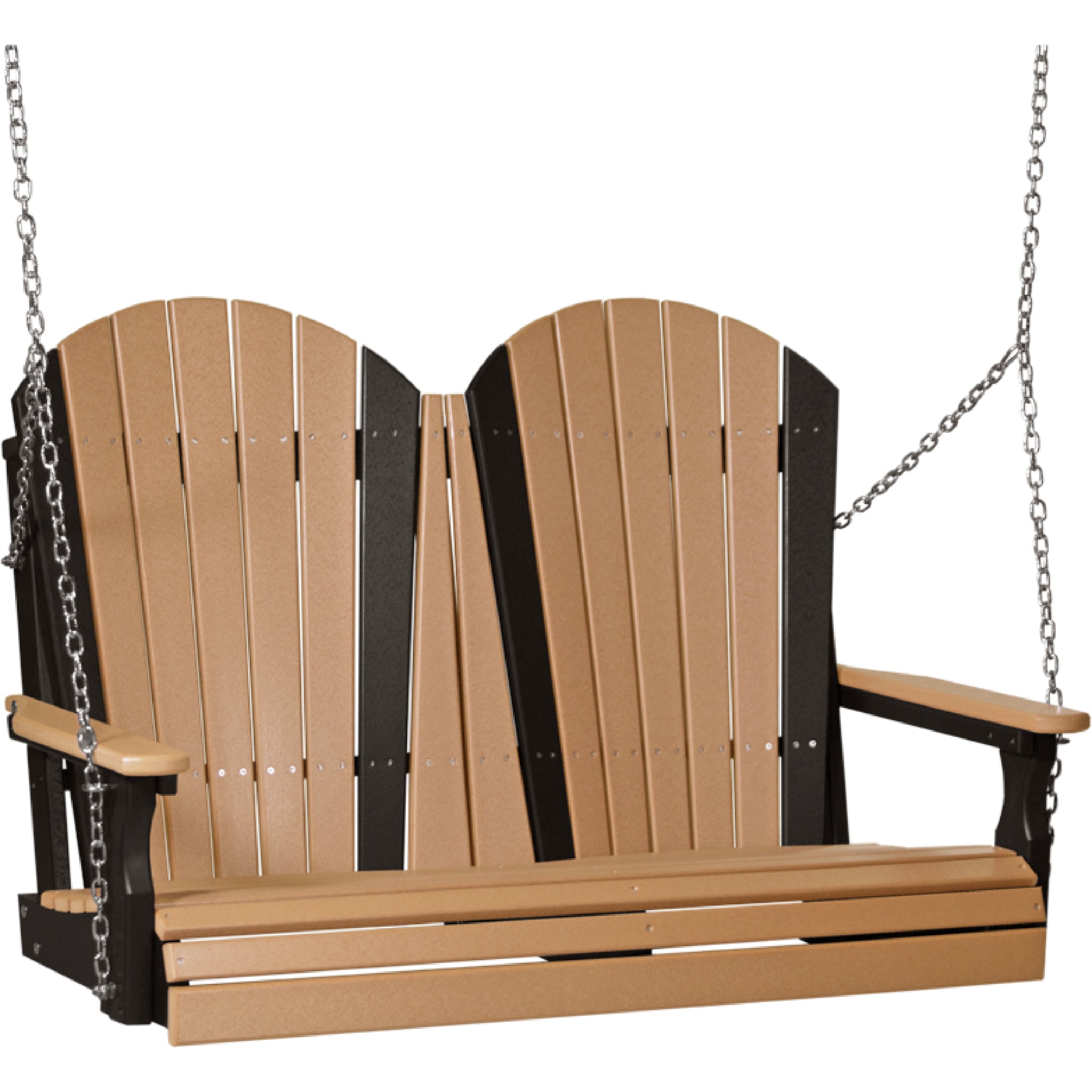 LuxCraft 4′ Adirondack Swing Chair - Durable Outdoor Swing (4APS)