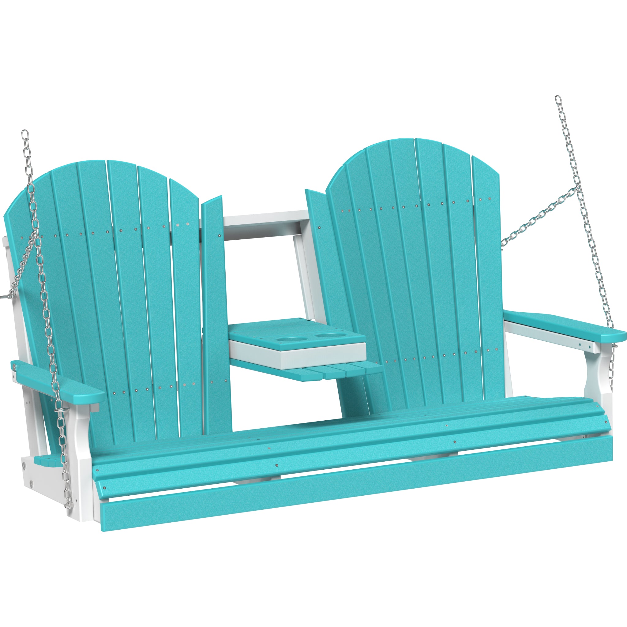 LuxCraft 5′ Adirondack Swing Chair - Durable Outdoor Swing (5APS)