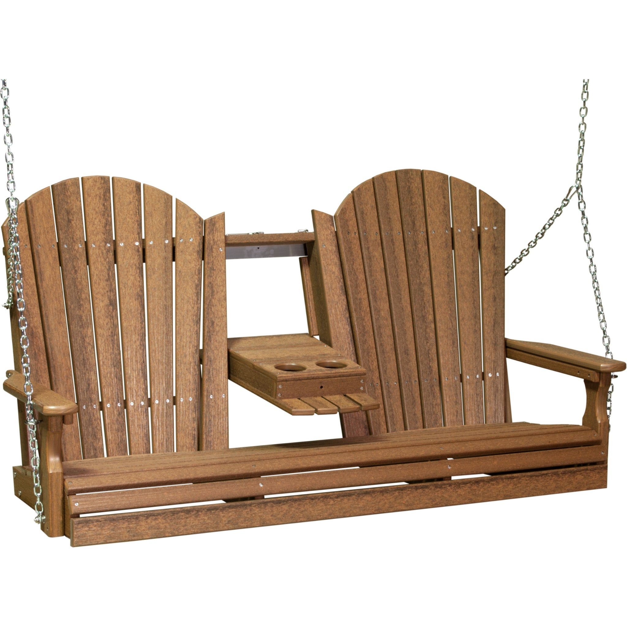 LuxCraft 5′ Adirondack Swing Chair - Durable Outdoor Swing (5APS)