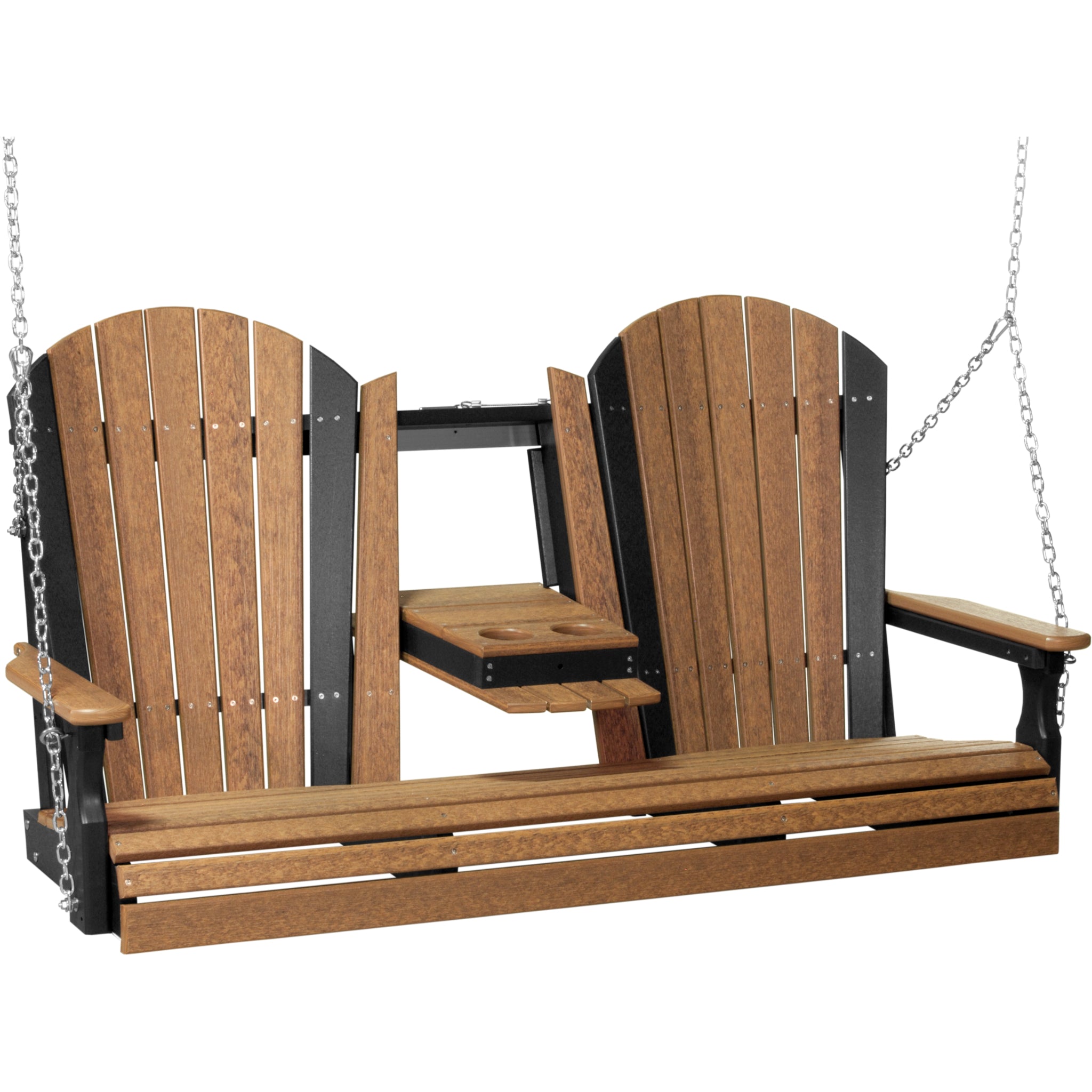 LuxCraft 5′ Adirondack Swing Chair - Durable Outdoor Swing (5APS)
