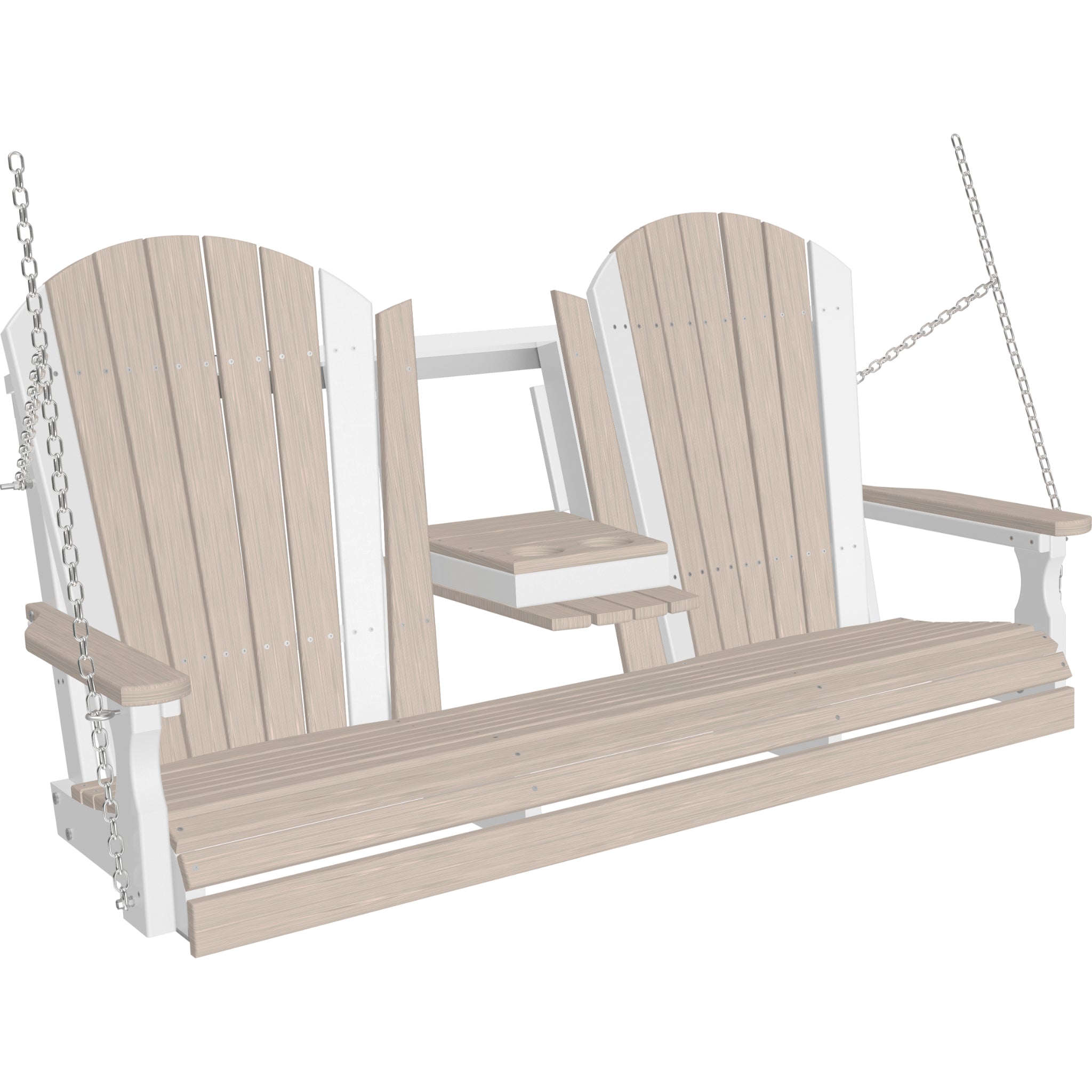 LuxCraft 5′ Adirondack Swing Chair - Durable Outdoor Swing (5APS)