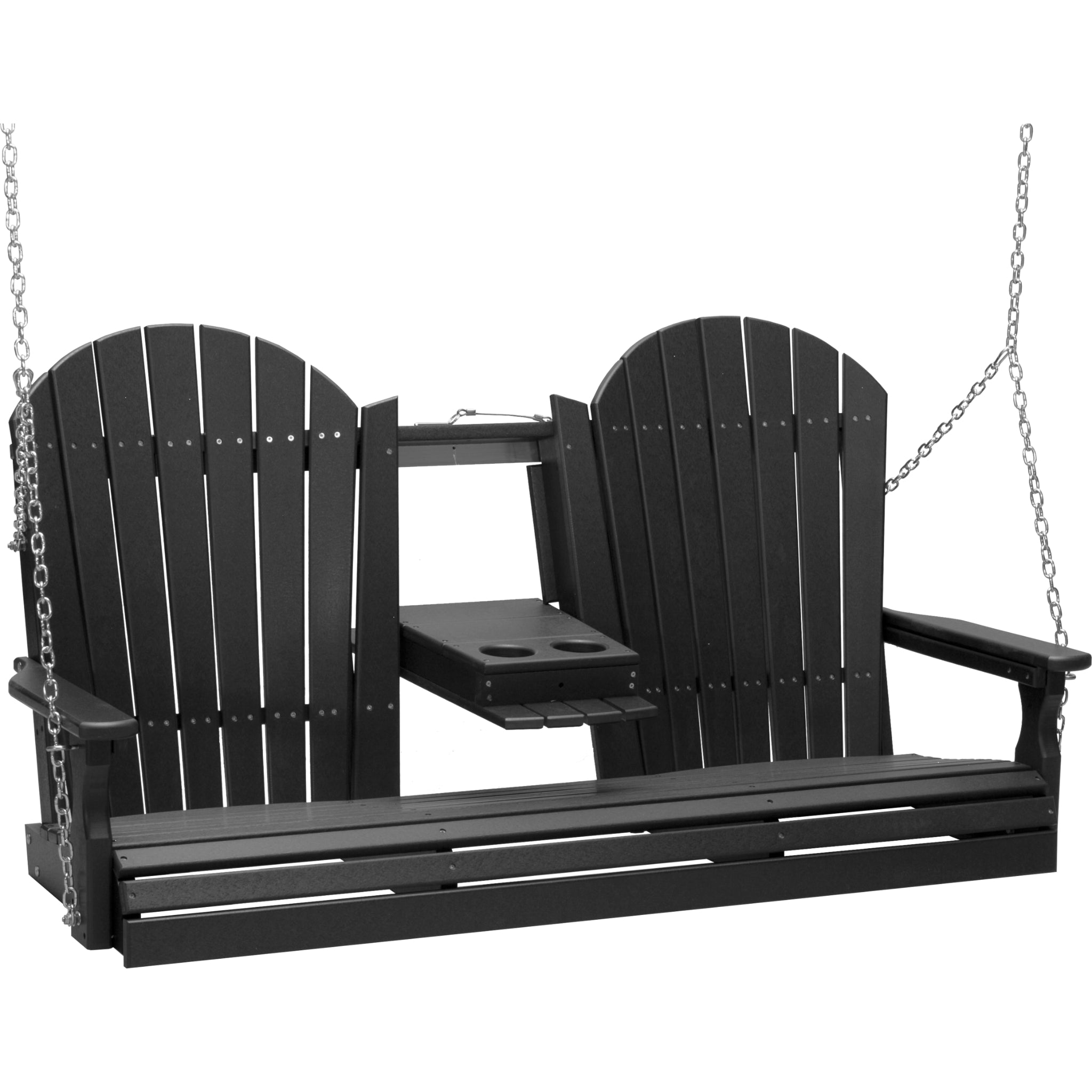 LuxCraft 5′ Adirondack Swing Chair - Durable Outdoor Swing (5APS)