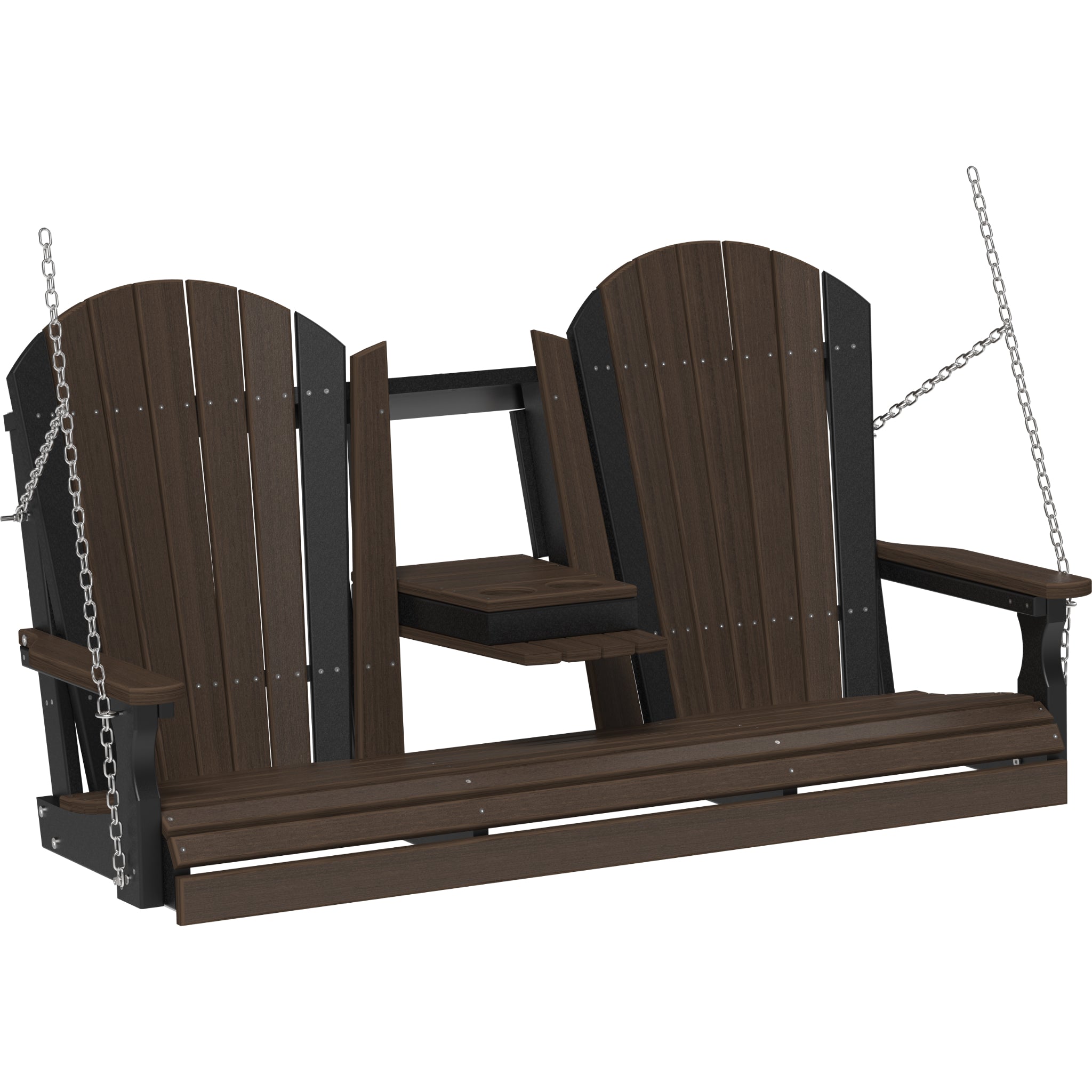LuxCraft 5′ Adirondack Swing Chair - Durable Outdoor Swing (5APS)