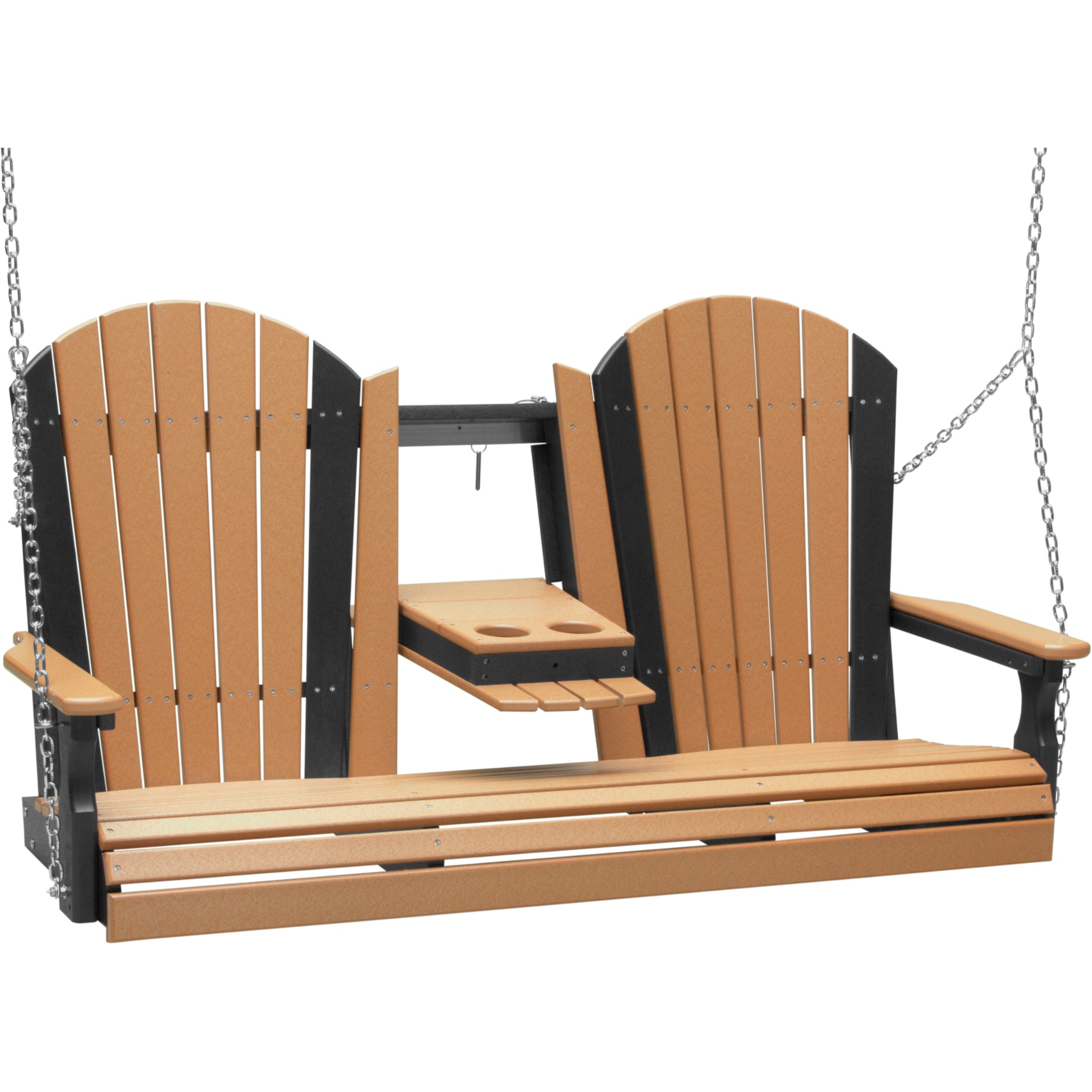 LuxCraft 5′ Adirondack Swing Chair - Durable Outdoor Swing (5APS)