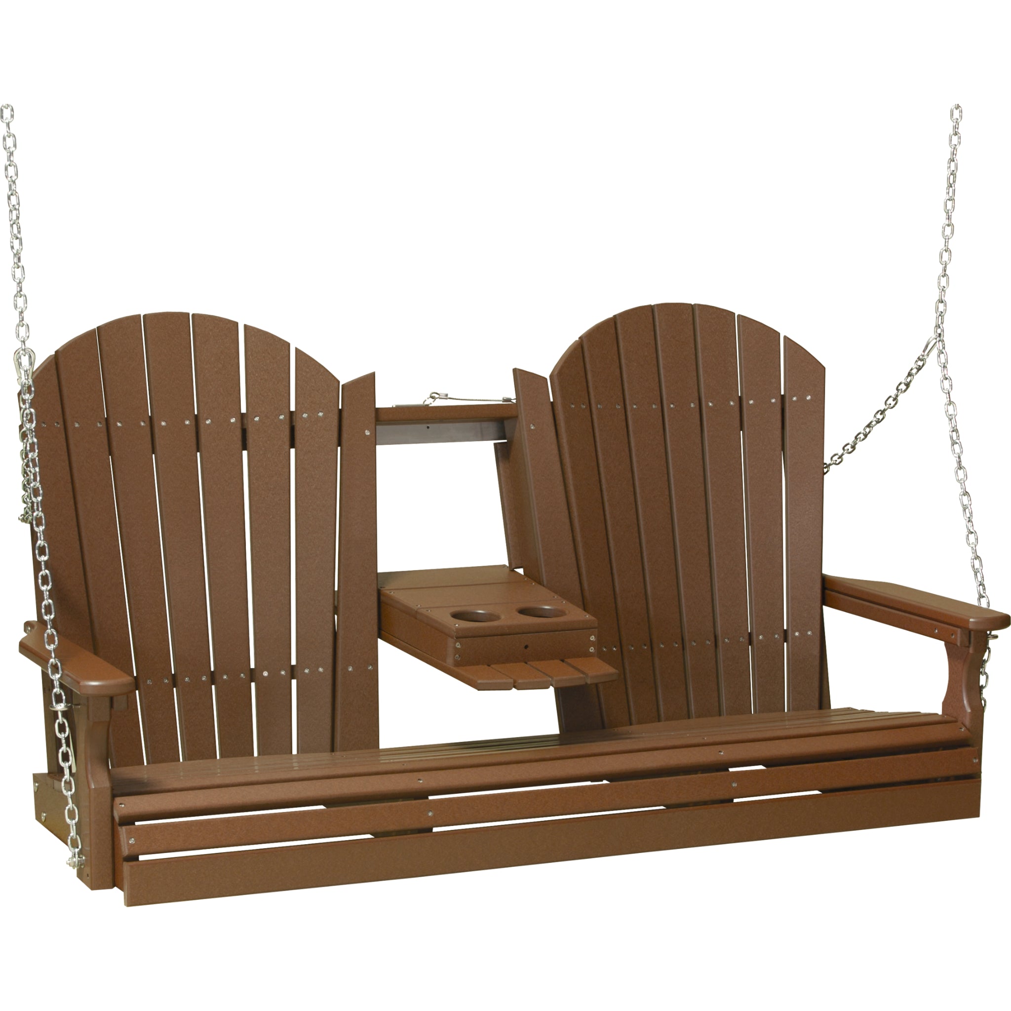 LuxCraft 5′ Adirondack Swing Chair - Durable Outdoor Swing (5APS)