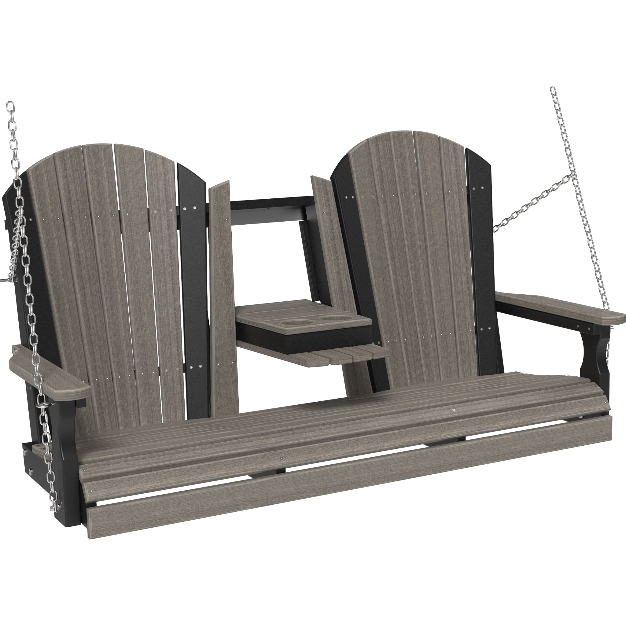 LuxCraft 5′ Adirondack Swing Chair - Durable Outdoor Swing (5APS)