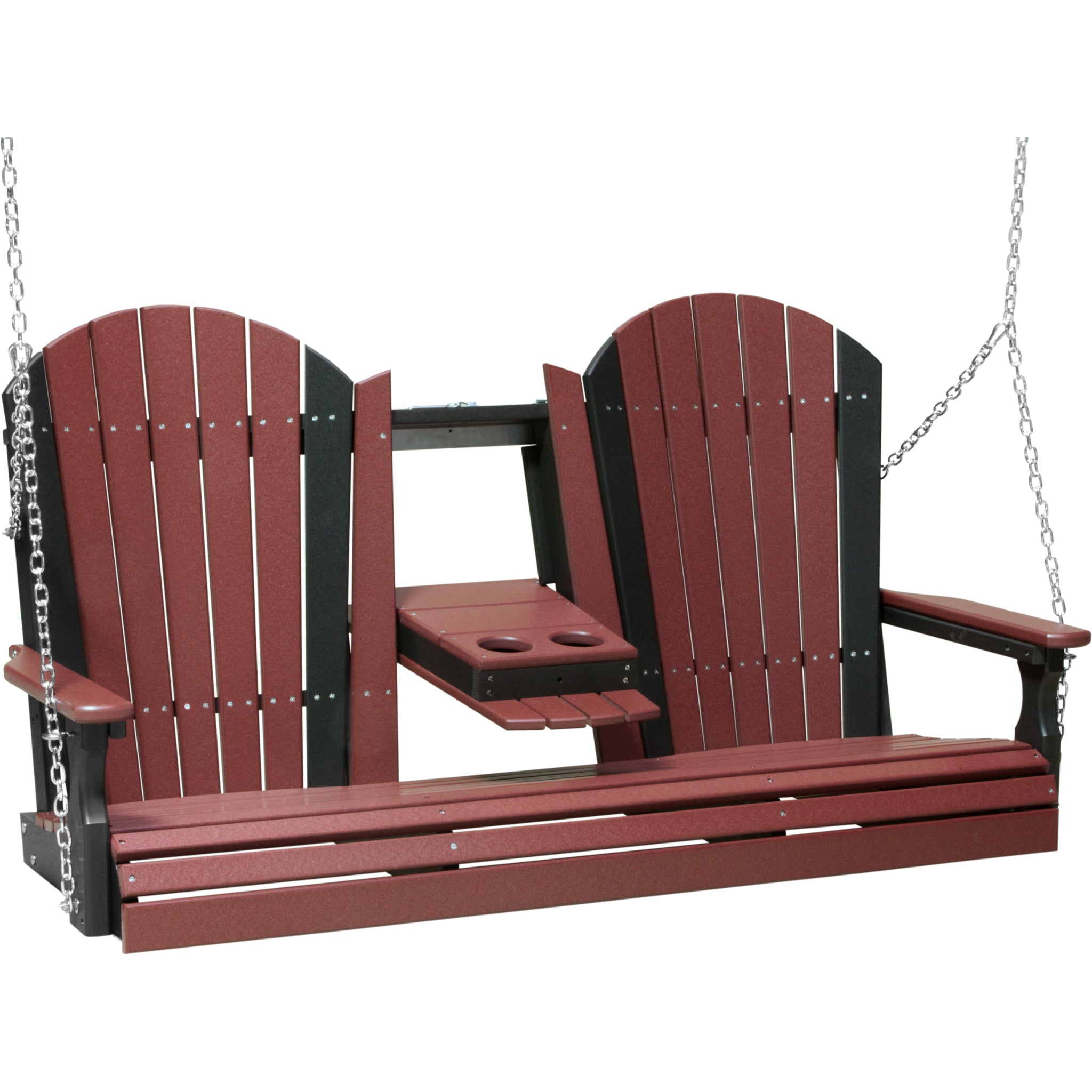 LuxCraft 5′ Adirondack Swing Chair - Durable Outdoor Swing (5APS)