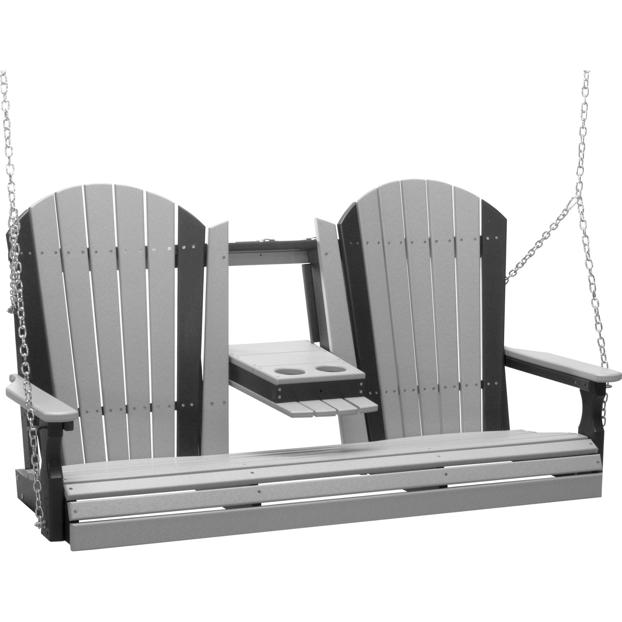 LuxCraft 5′ Adirondack Swing Chair - Durable Outdoor Swing (5APS)
