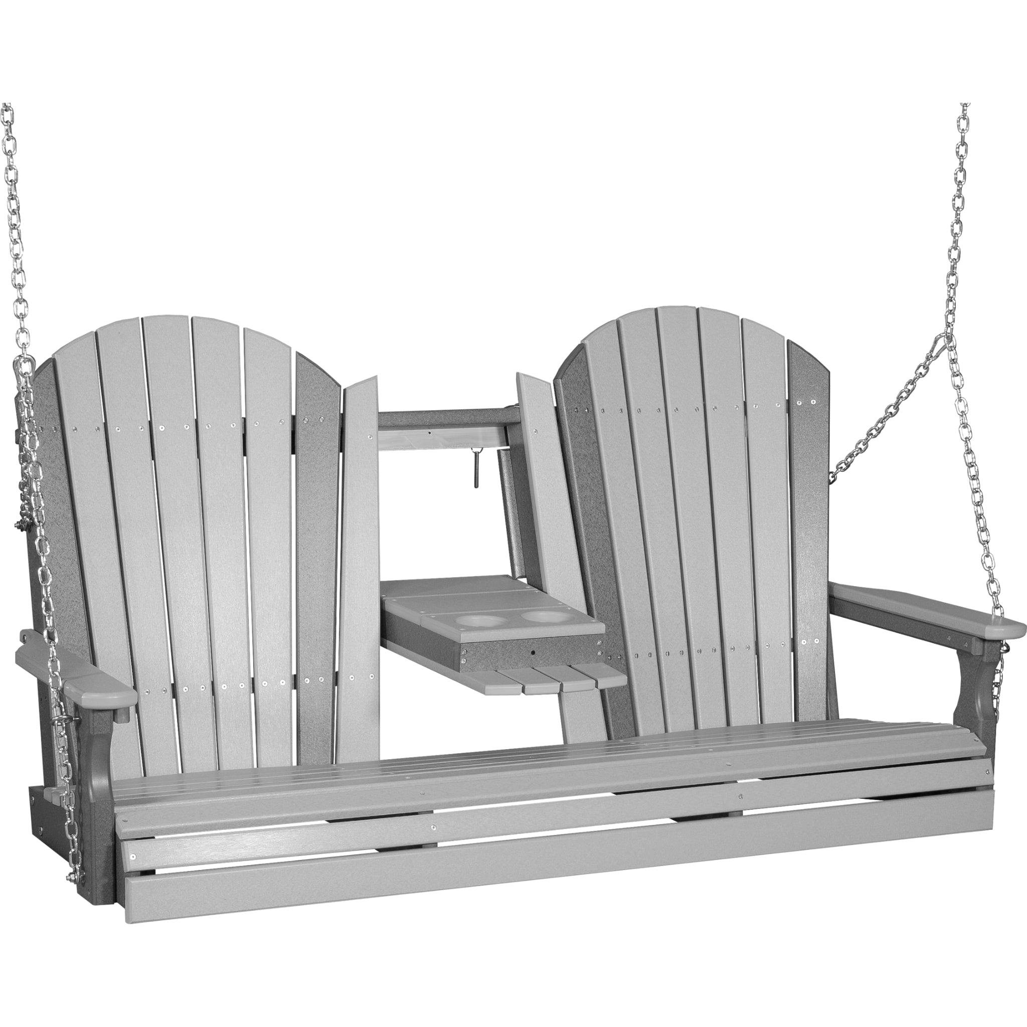 LuxCraft 5′ Adirondack Swing Chair - Durable Outdoor Swing (5APS)