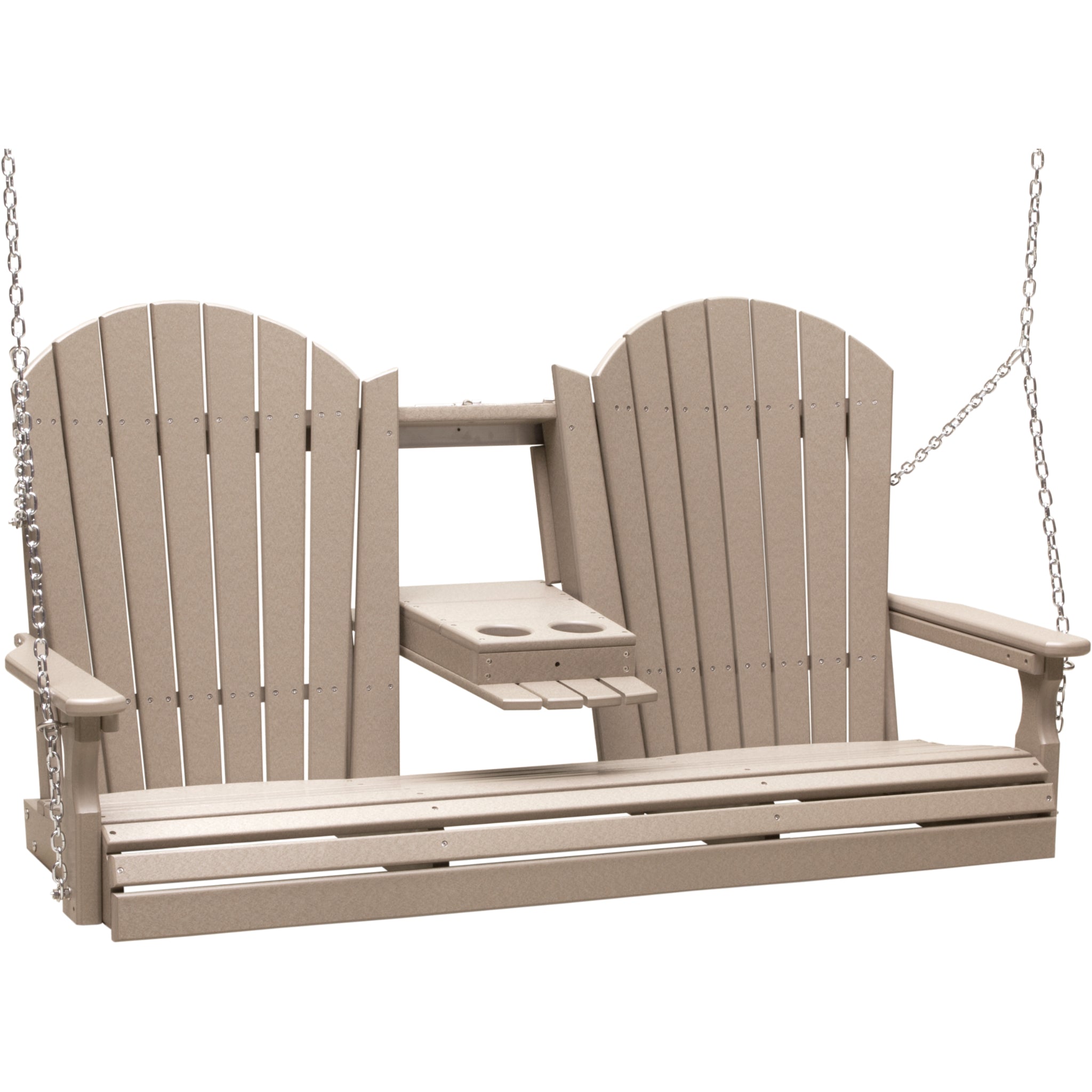 LuxCraft 5′ Adirondack Swing Chair - Durable Outdoor Swing (5APS)