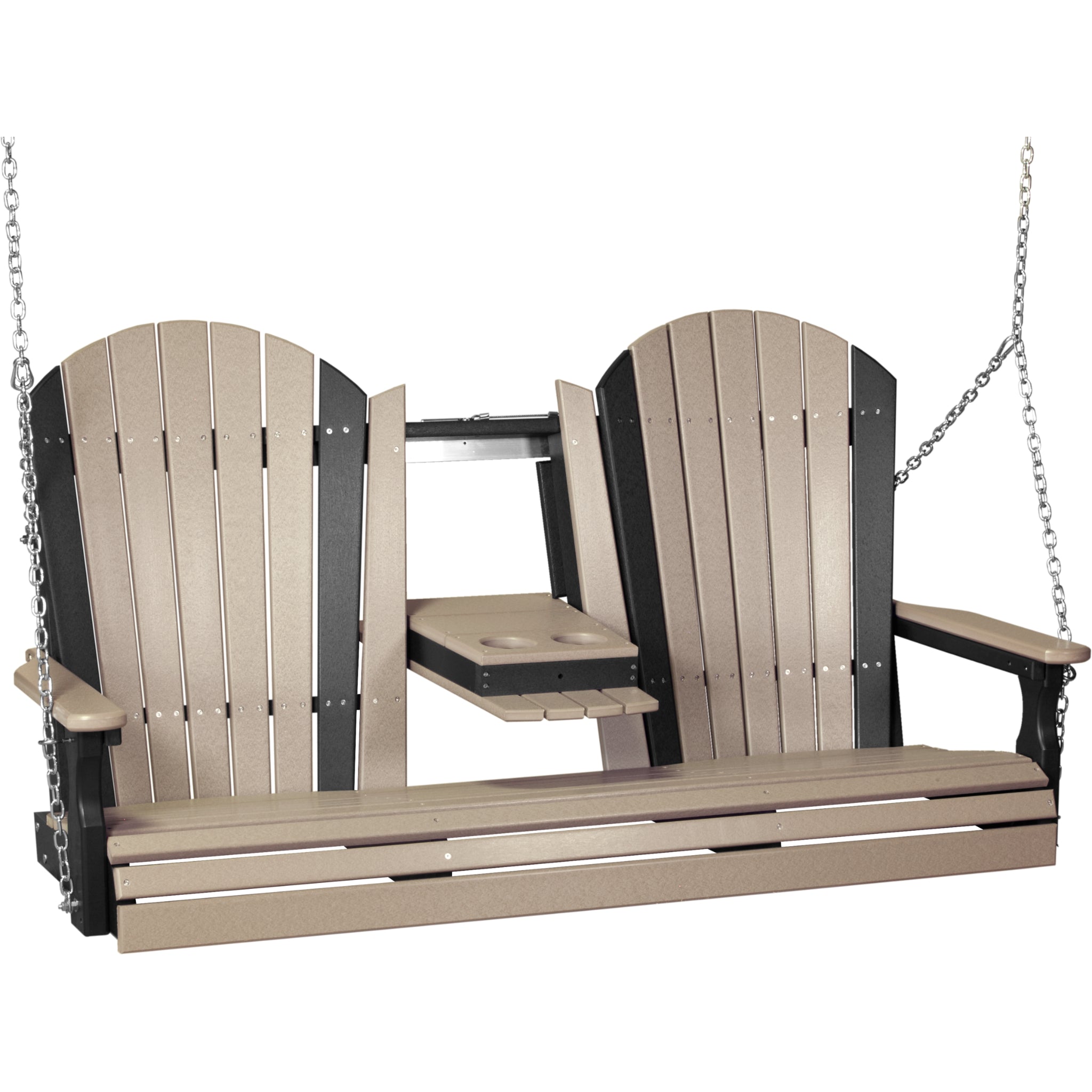 LuxCraft 5′ Adirondack Swing Chair - Durable Outdoor Swing (5APS)