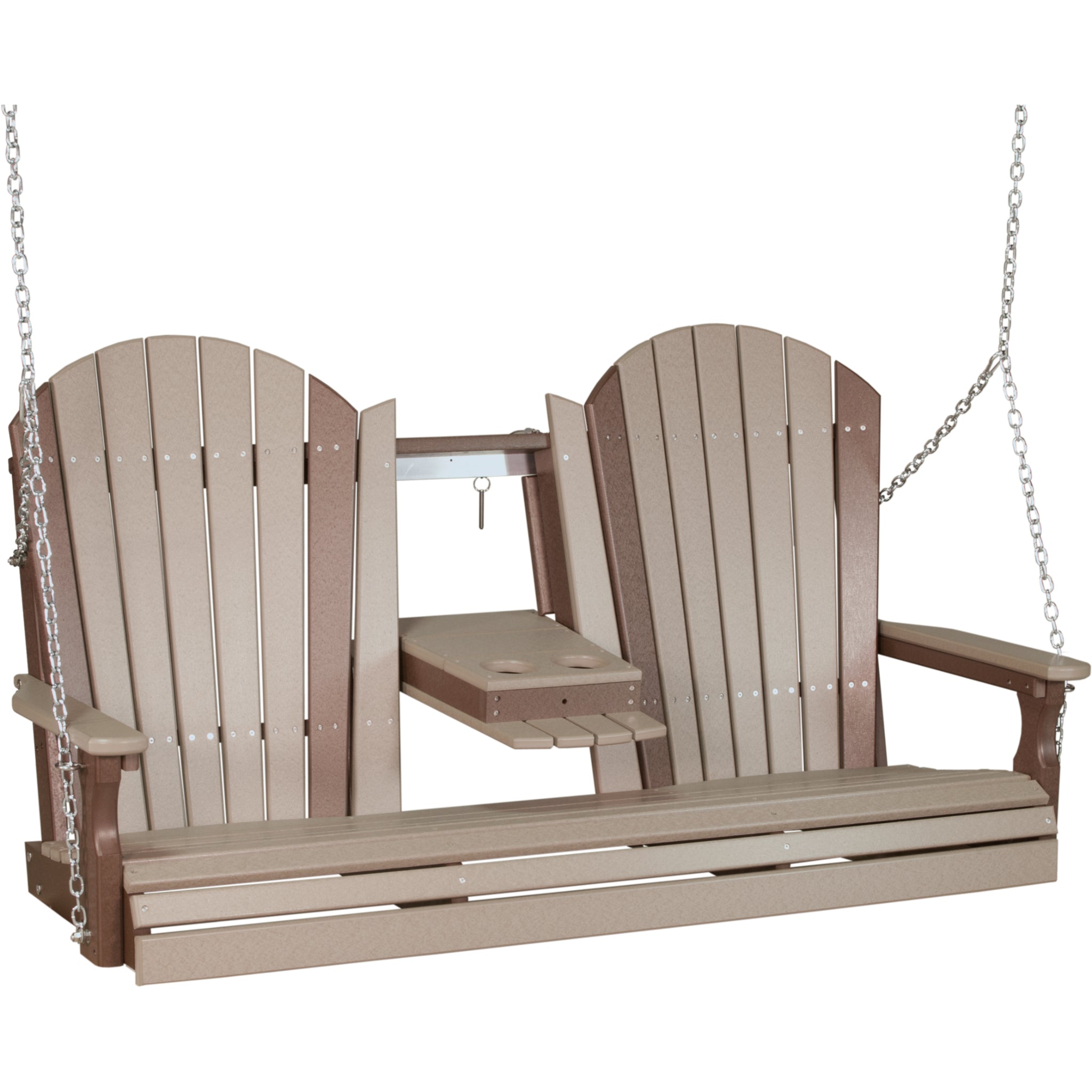 LuxCraft 5′ Adirondack Swing Chair - Durable Outdoor Swing (5APS)