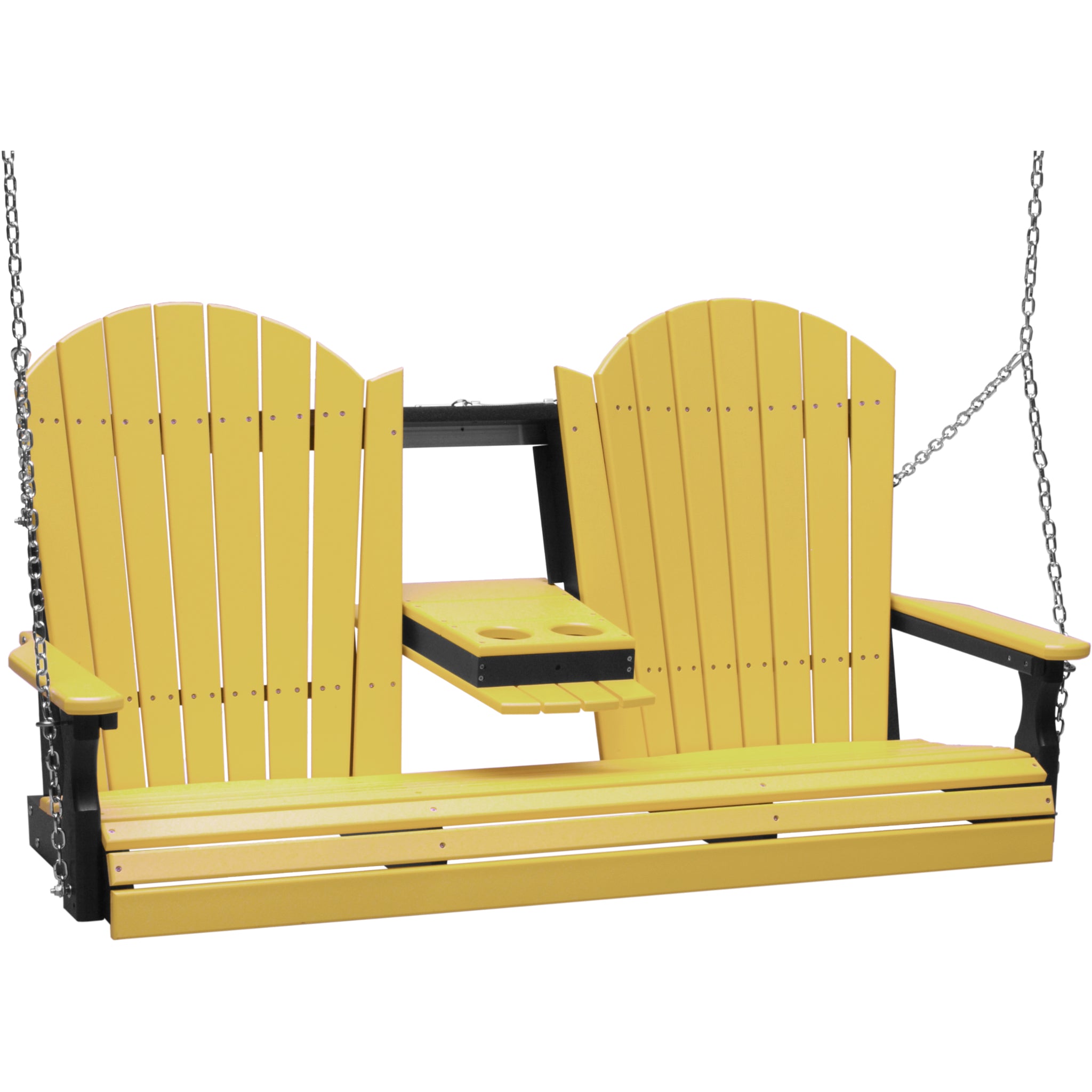 LuxCraft 5′ Adirondack Swing Chair - Durable Outdoor Swing (5APS)