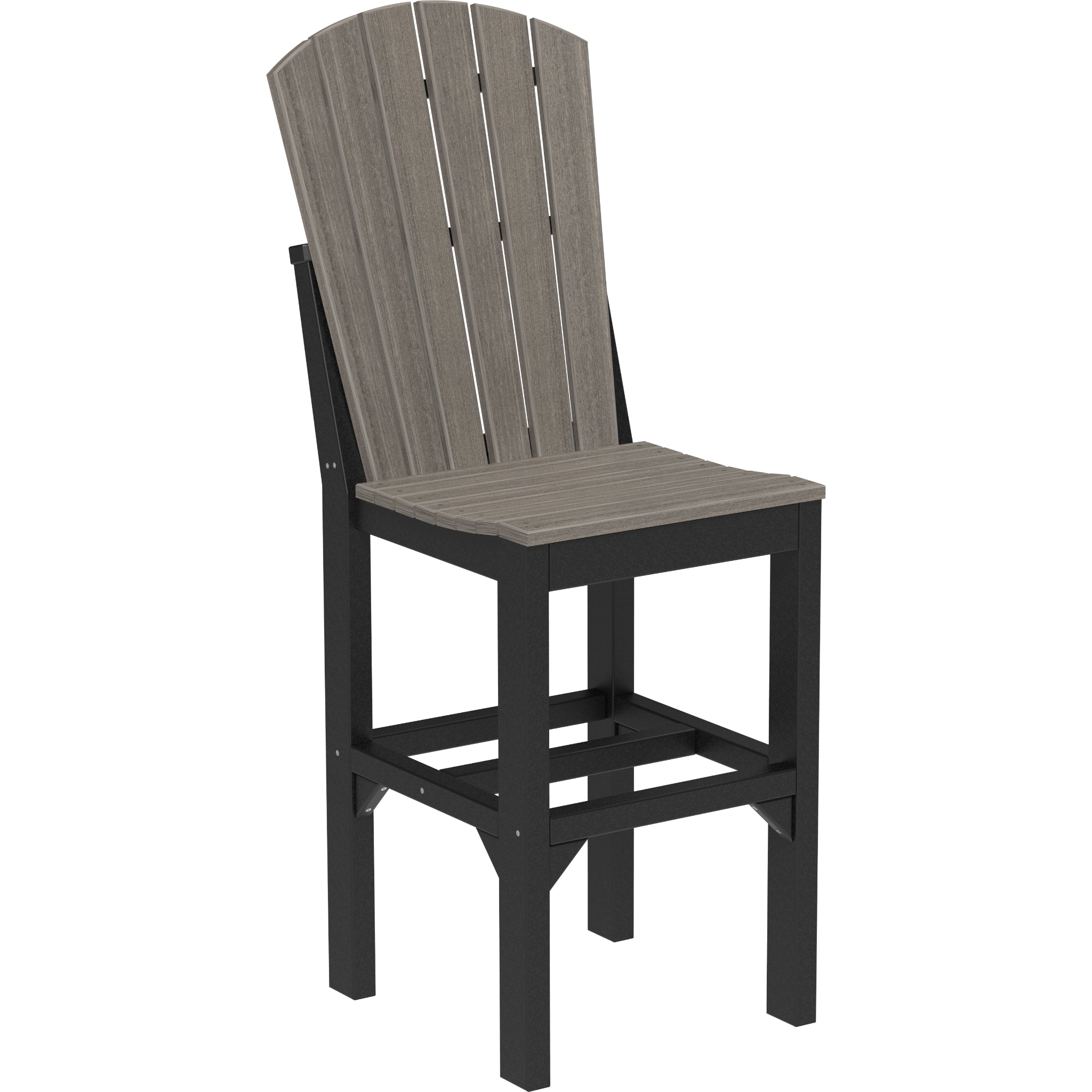 LuxCraft Adirondack Side Chair – Outdoor Poly Bar Chair (ASC)