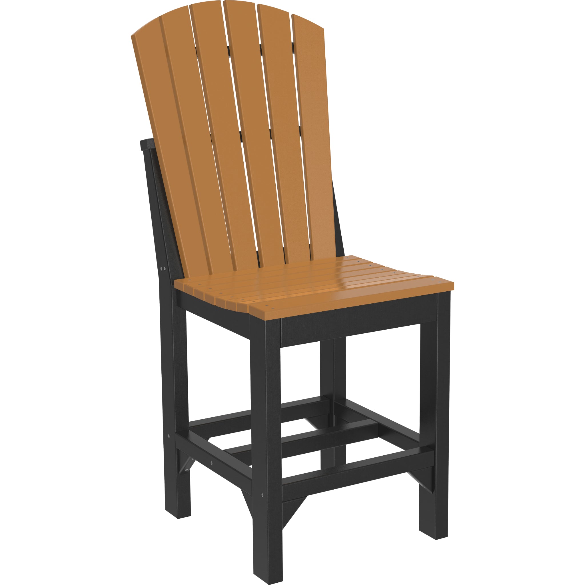 LuxCraft Adirondack Side Chair – Outdoor Poly Counter Height Chair (ASC)