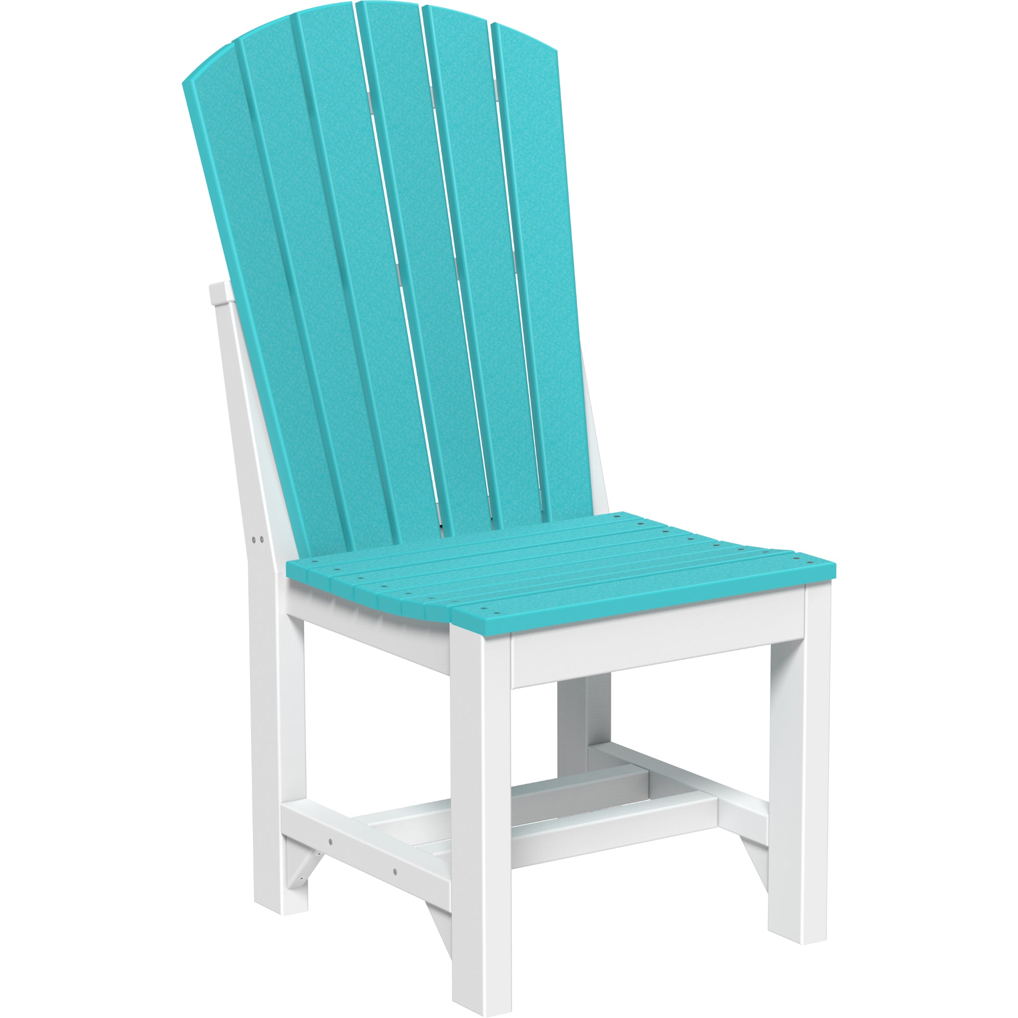 LuxCraft Adirondack Side Chair – Outdoor Poly Dining Height Chair (ASC)