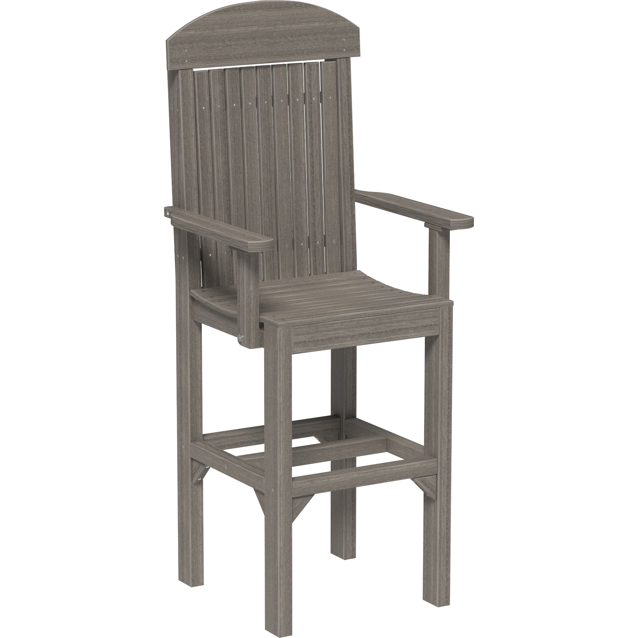 LuxCraft Classic Arm Chair – Outdoor Poly Bar Chair (CAC)