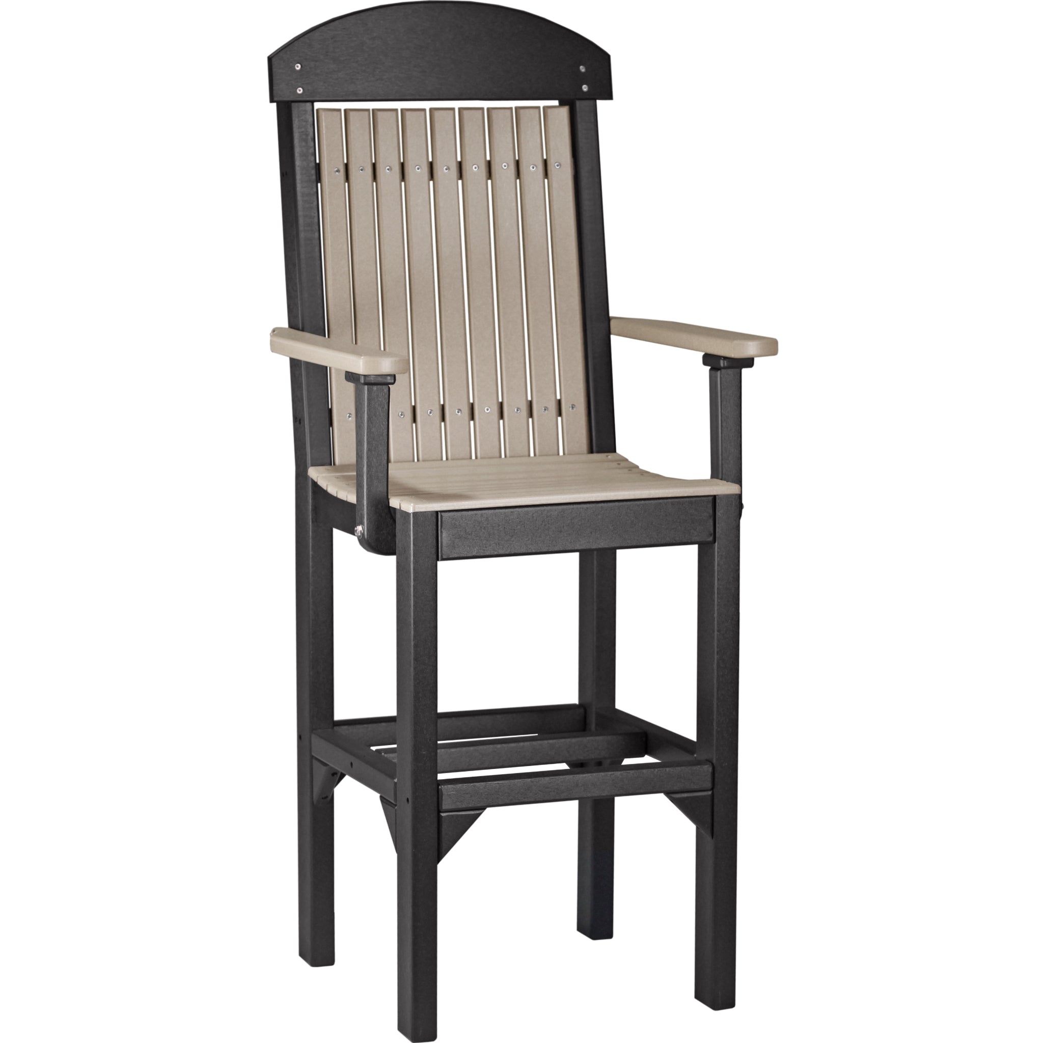 LuxCraft Classic Arm Chair – Outdoor Poly Bar Chair (CAC)