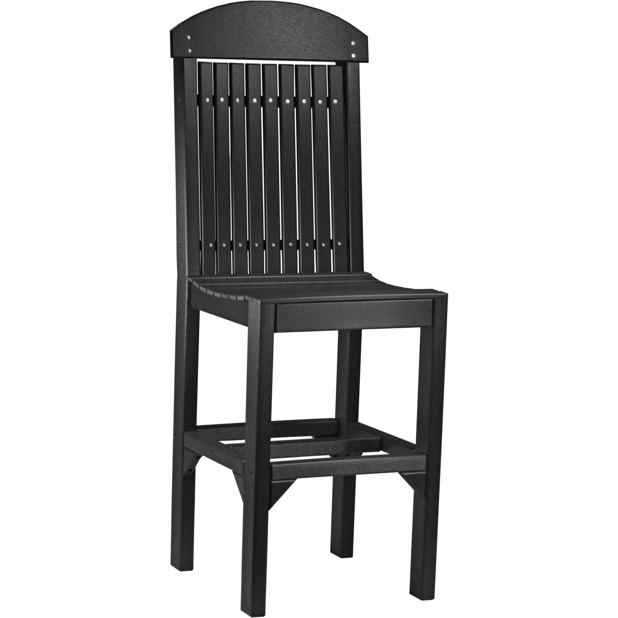 LuxCraft Classic Side Chair – Outdoor Poly Bar Chair (CSC)