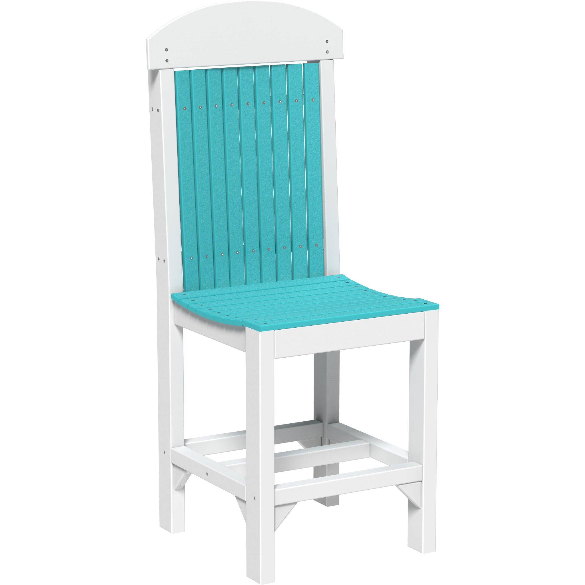 LuxCraft Classic Side Chair – Outdoor Poly Counter Height Chair (CSC)