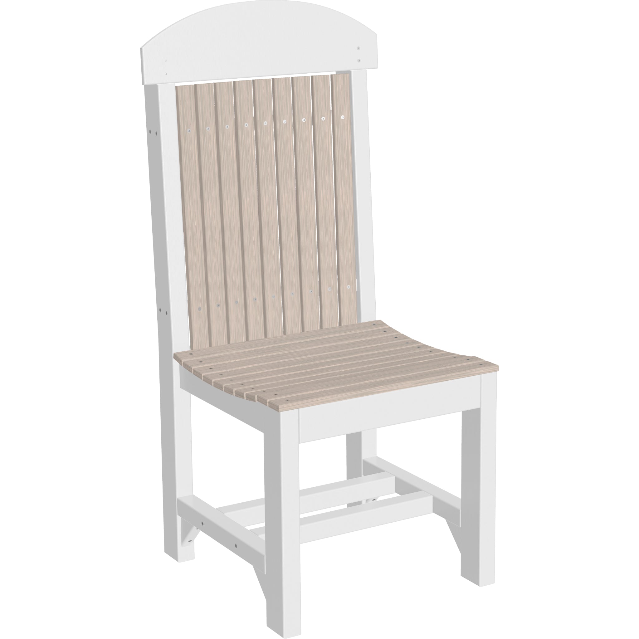 LuxCraft Classic Side Chair – Outdoor Poly Dining Chair (CSC)