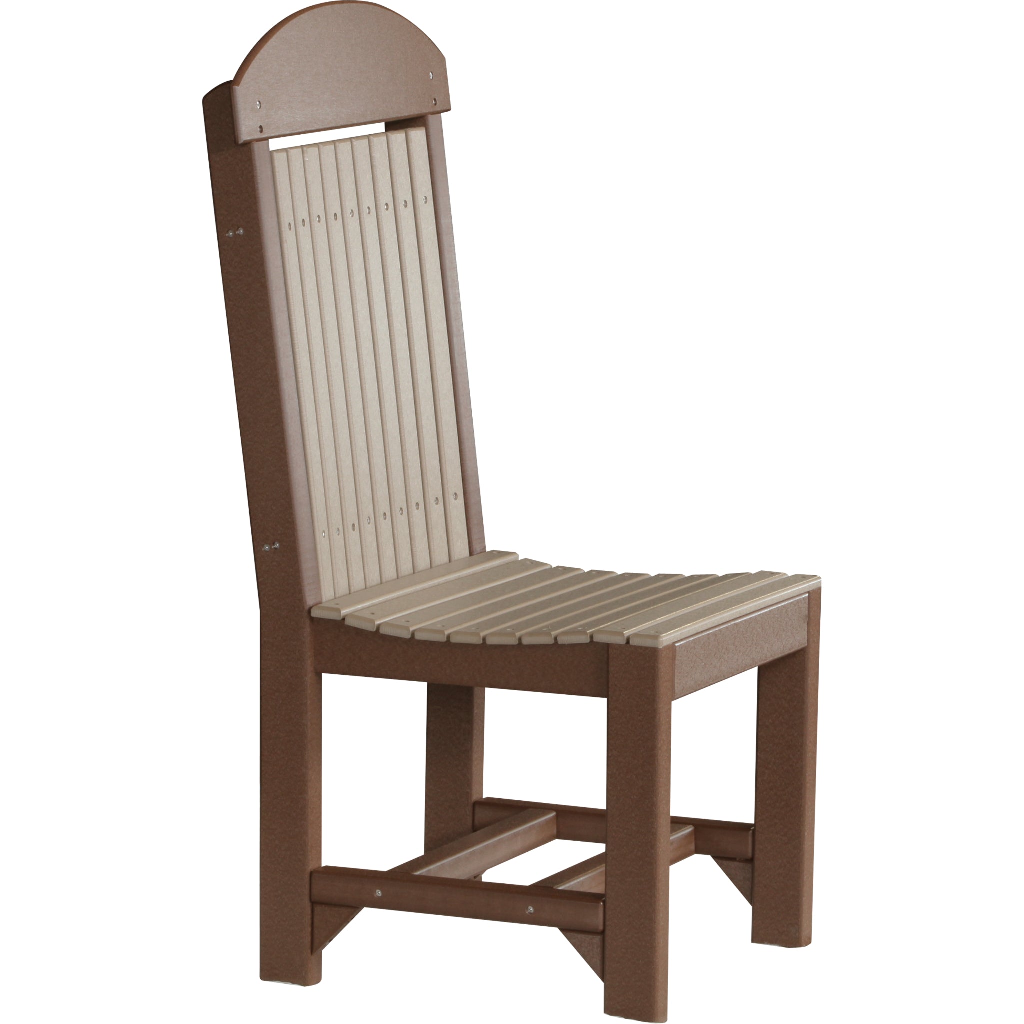 LuxCraft Classic Side Chair – Outdoor Poly Dining Chair (CSC)