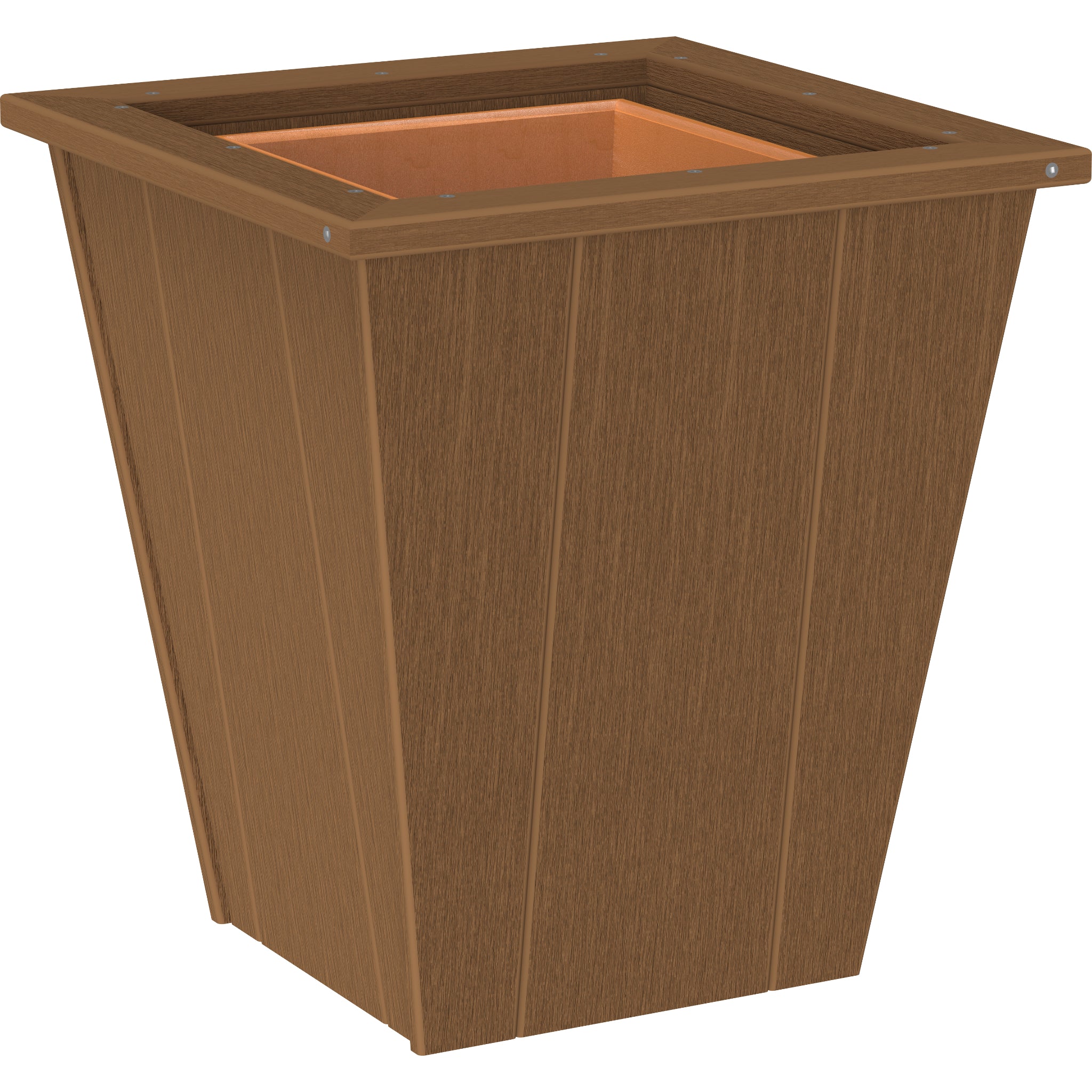 LuxCraft Elite 18″ Planter – Outdoor Poly Patio Planter (EP18)