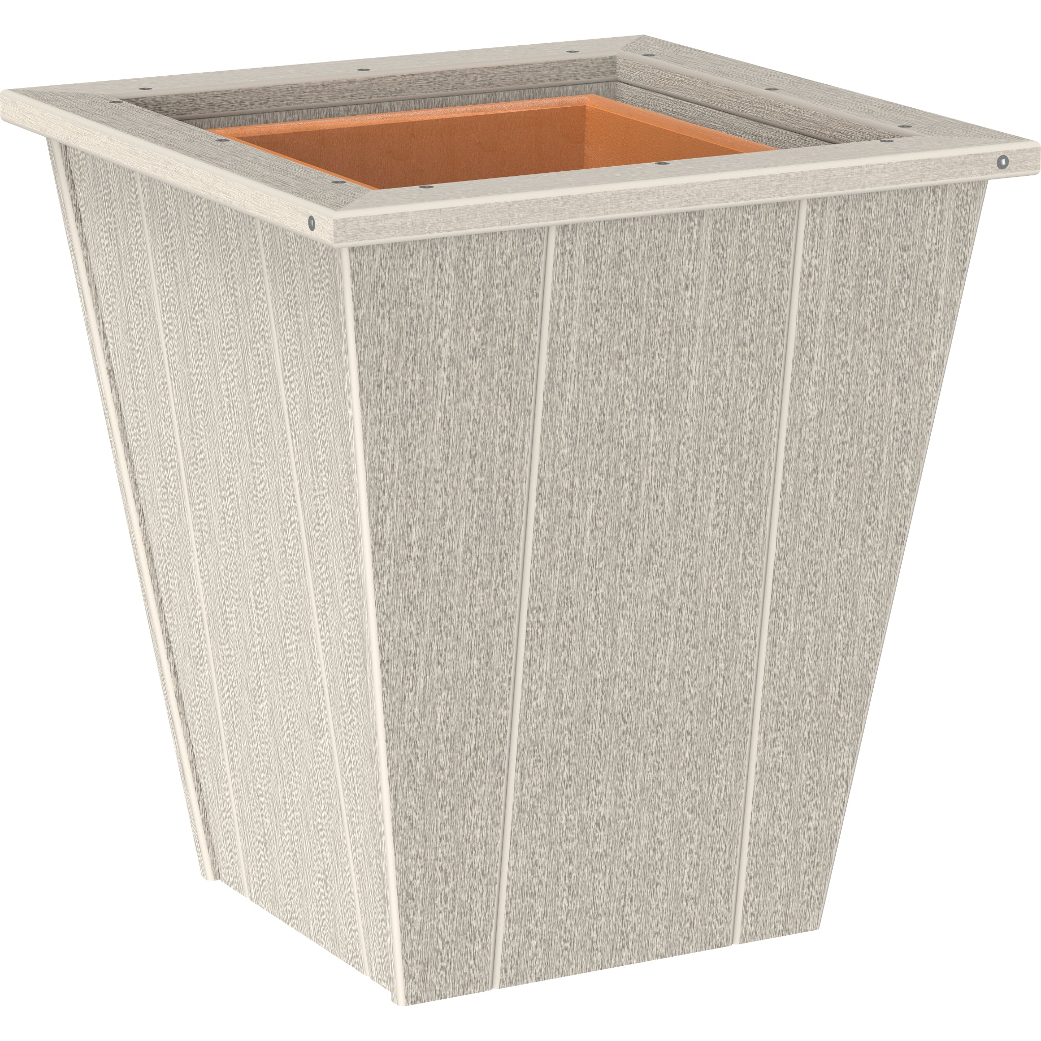 LuxCraft Elite 18″ Planter – Outdoor Poly Patio Planter (EP18)