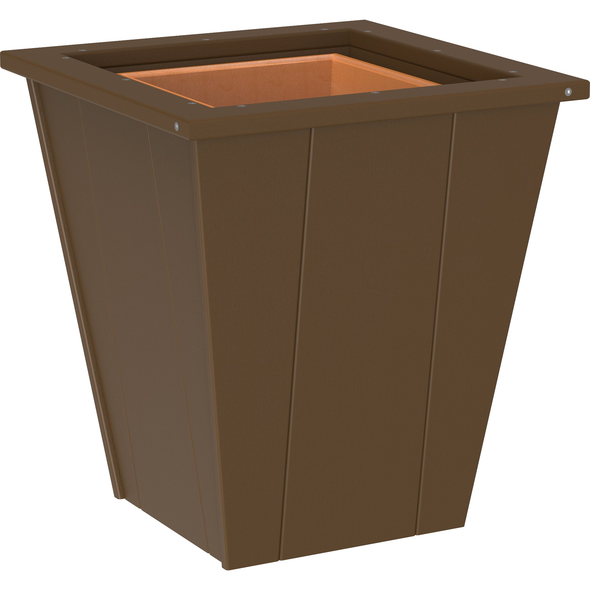 LuxCraft Elite 18″ Planter – Outdoor Poly Patio Planter (EP18)