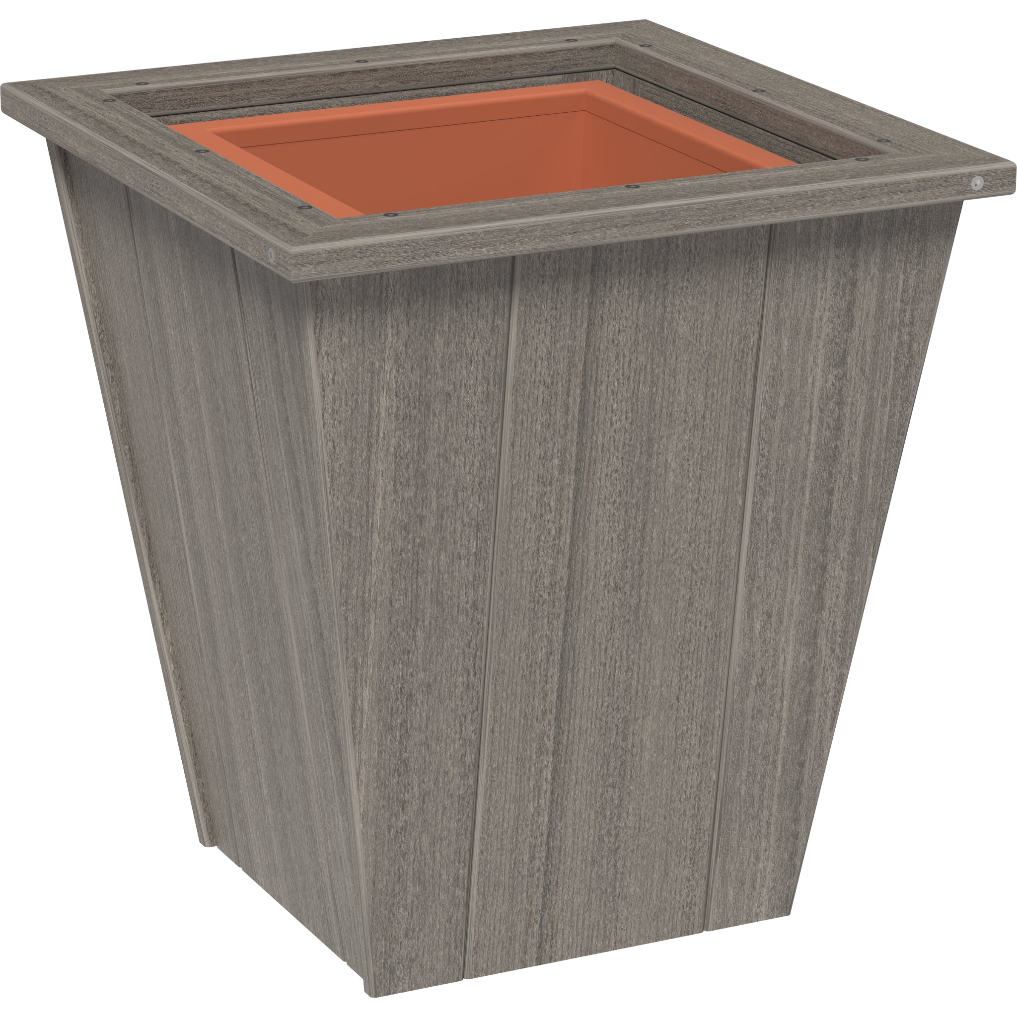 LuxCraft Elite 18″ Planter – Outdoor Poly Patio Planter (EP18)