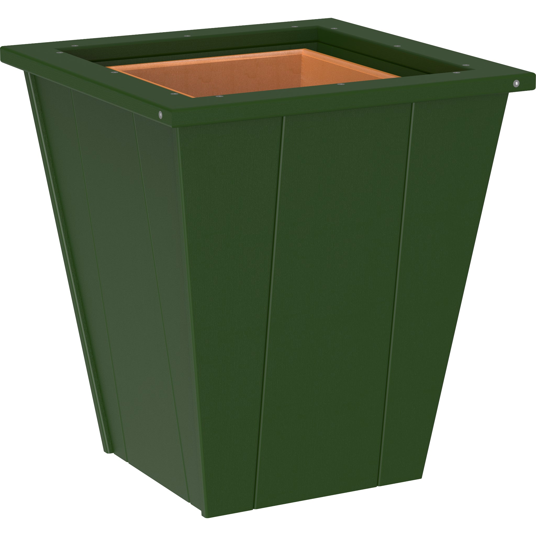 LuxCraft Elite 18″ Planter – Outdoor Poly Patio Planter (EP18)
