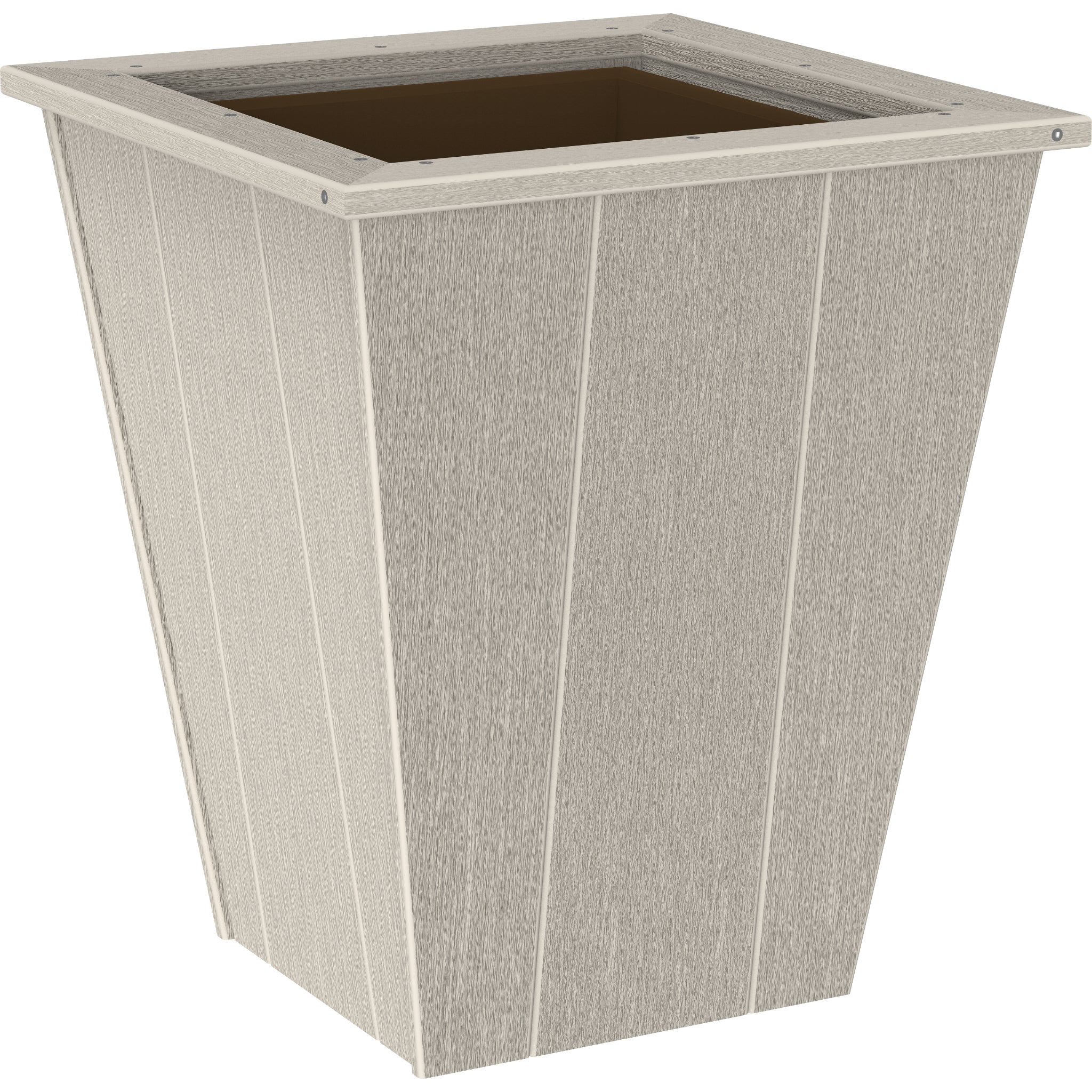 LuxCraft Elite 22″ Planter – Outdoor Poly Patio Planter (EP22)