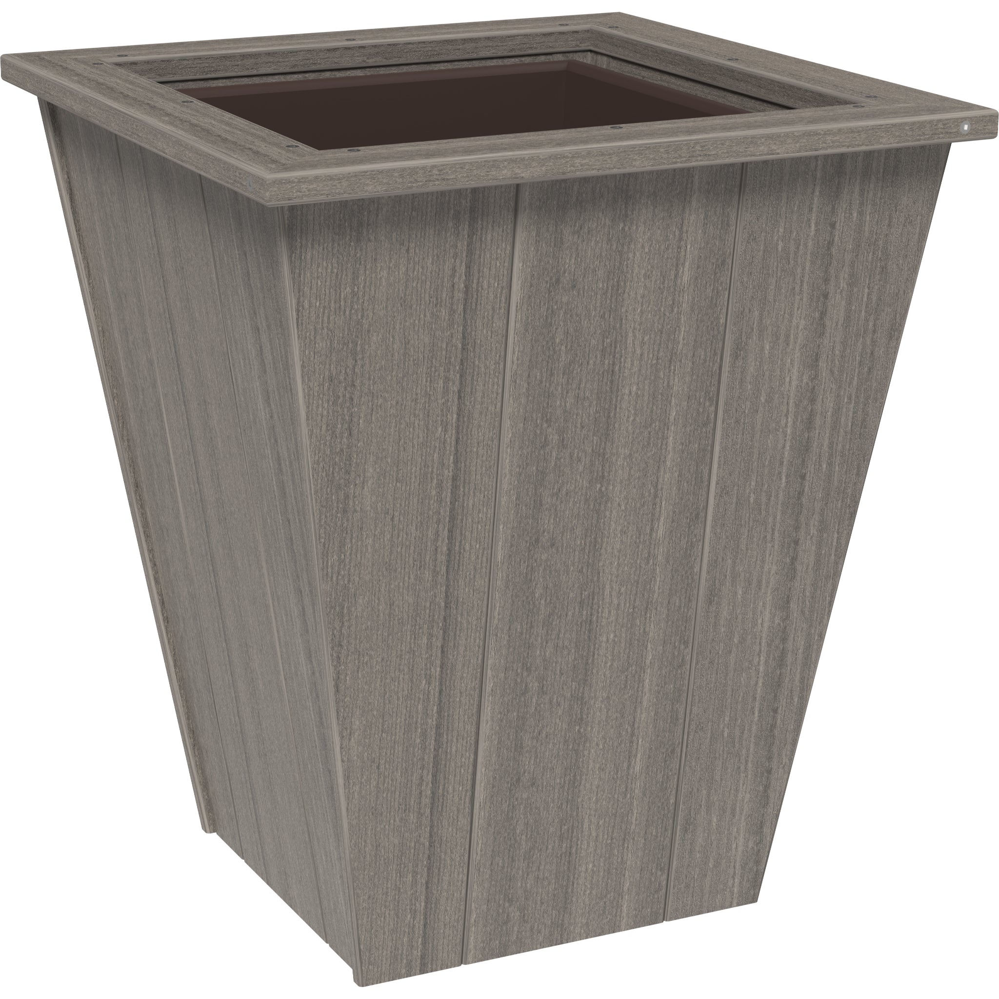 LuxCraft Elite 22″ Planter – Outdoor Poly Patio Planter (EP22)