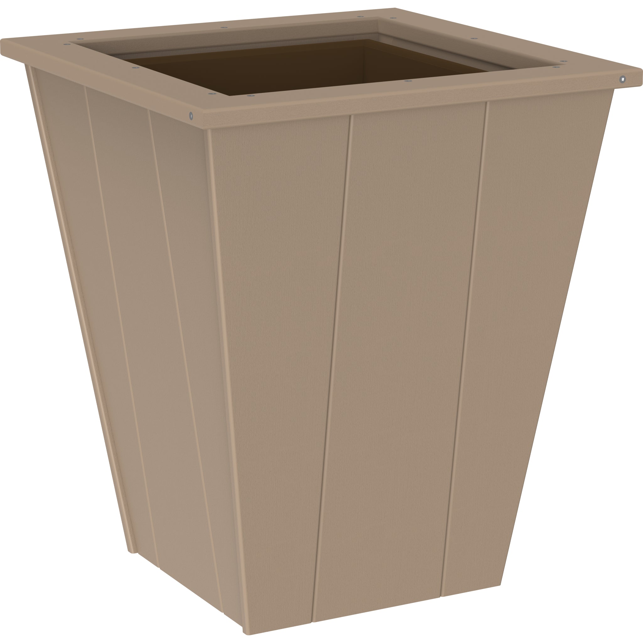 LuxCraft Elite 22″ Planter – Outdoor Poly Patio Planter (EP22)