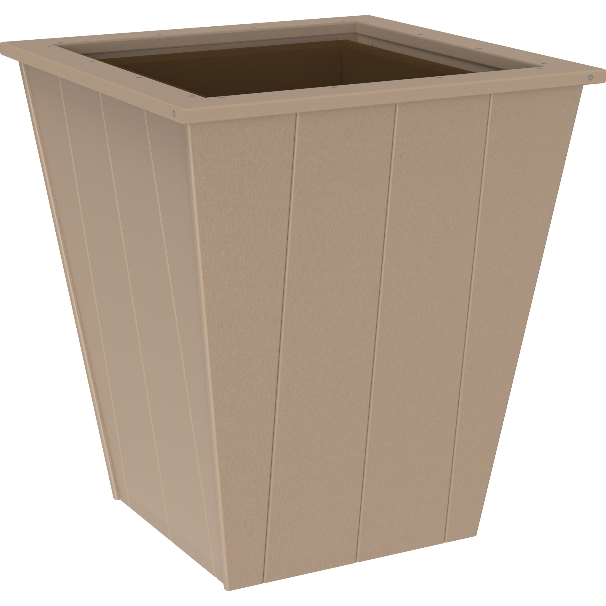 LuxCraft Elite 26″ Planter – Outdoor Poly Patio Planter (EP26)