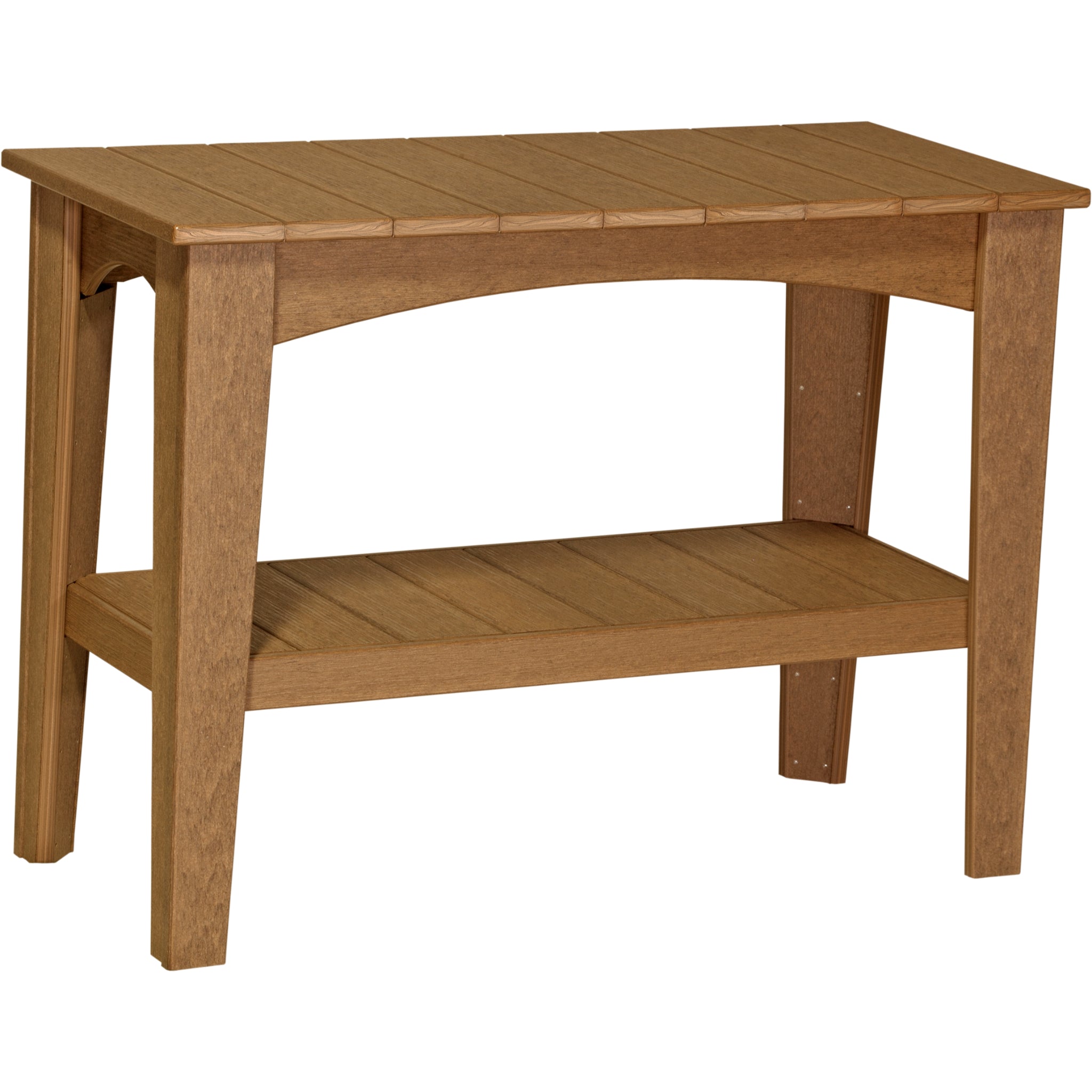 LuxCraft Island Buffet Table – Outdoor Poly Patio Counter Height Table (IBT)