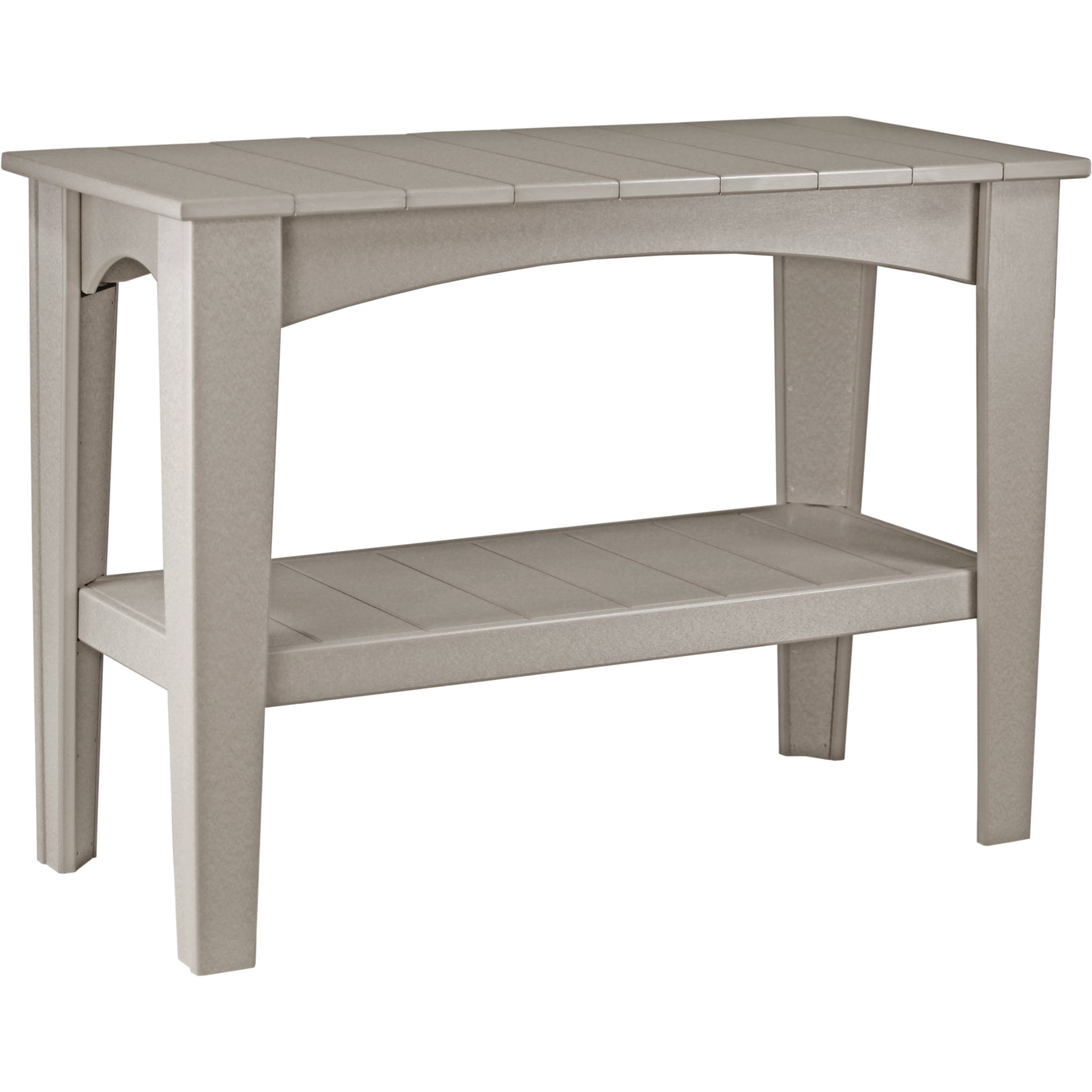 LuxCraft Island Buffet Table – Outdoor Poly Patio Counter Height Table (IBT)