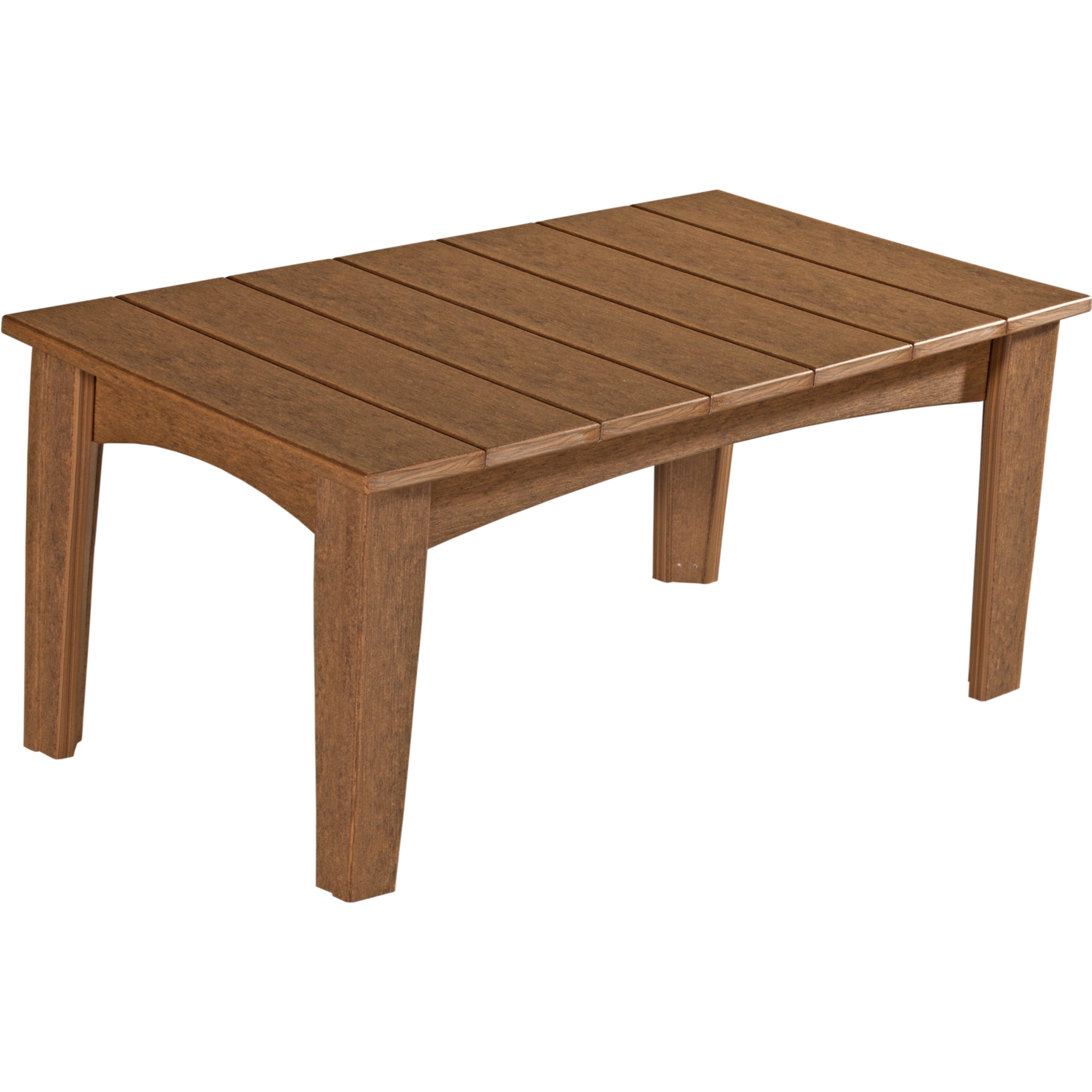 LuxCraft Island Coffee Table – Outdoor Poly Patio Coffee Table (ICT)